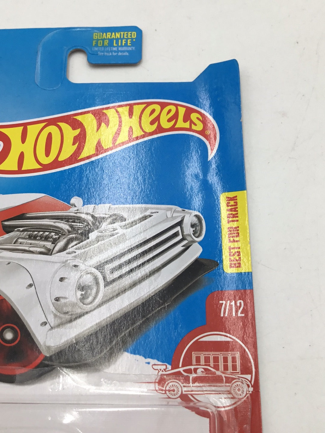 2018 hot wheels red edition #7 Night Shifter target red (Bad Card) Y7