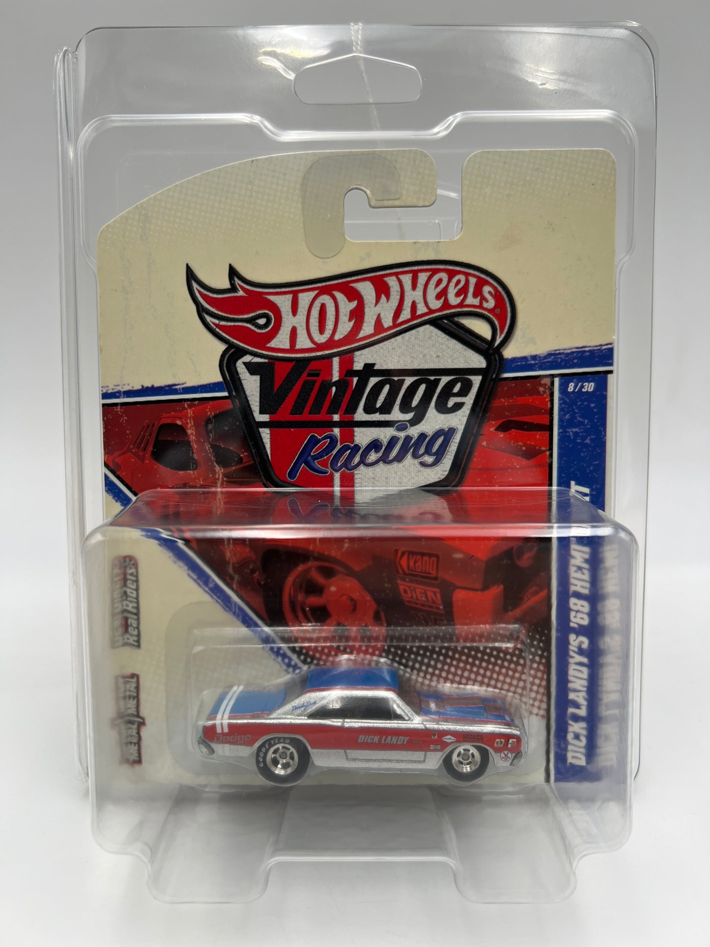Hot Wheels Premium Vintage Racing #8 Dick Landys 68 Hemi Dart W/Protector