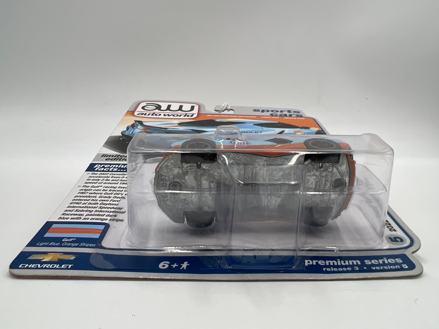 Auto World Sports Cars #5 Release 3 Version B 2022 Chevy Corvette Gulf 185A