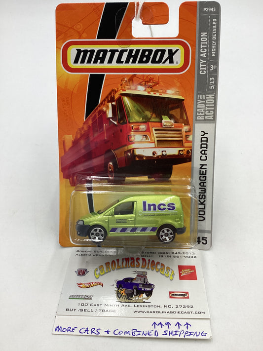 Matchbox City Action #45 Volkswagen Caddy green 207G