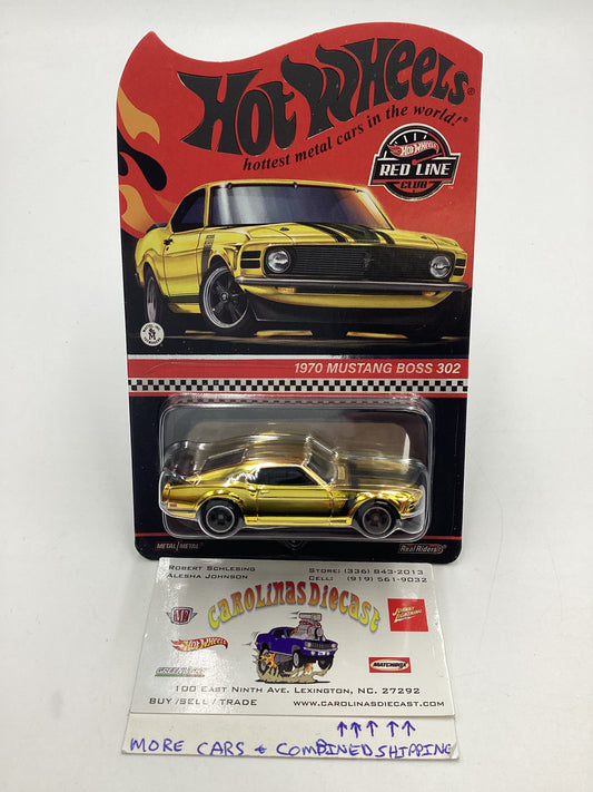 2024 Hot wheels RLC Mustang Boss 302 Gold with protector