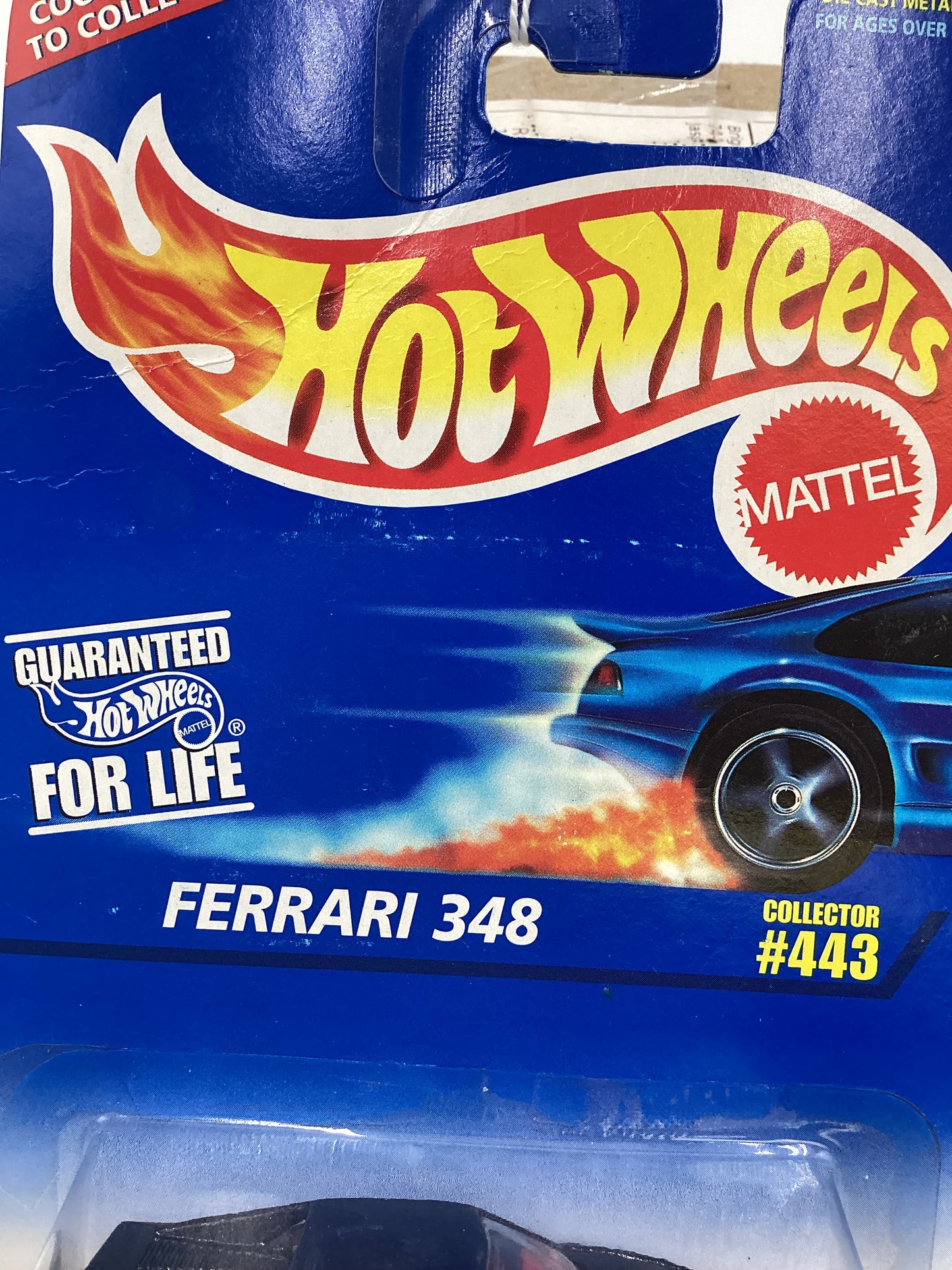 2007 Hot wheels #443 Black Ferrari 348