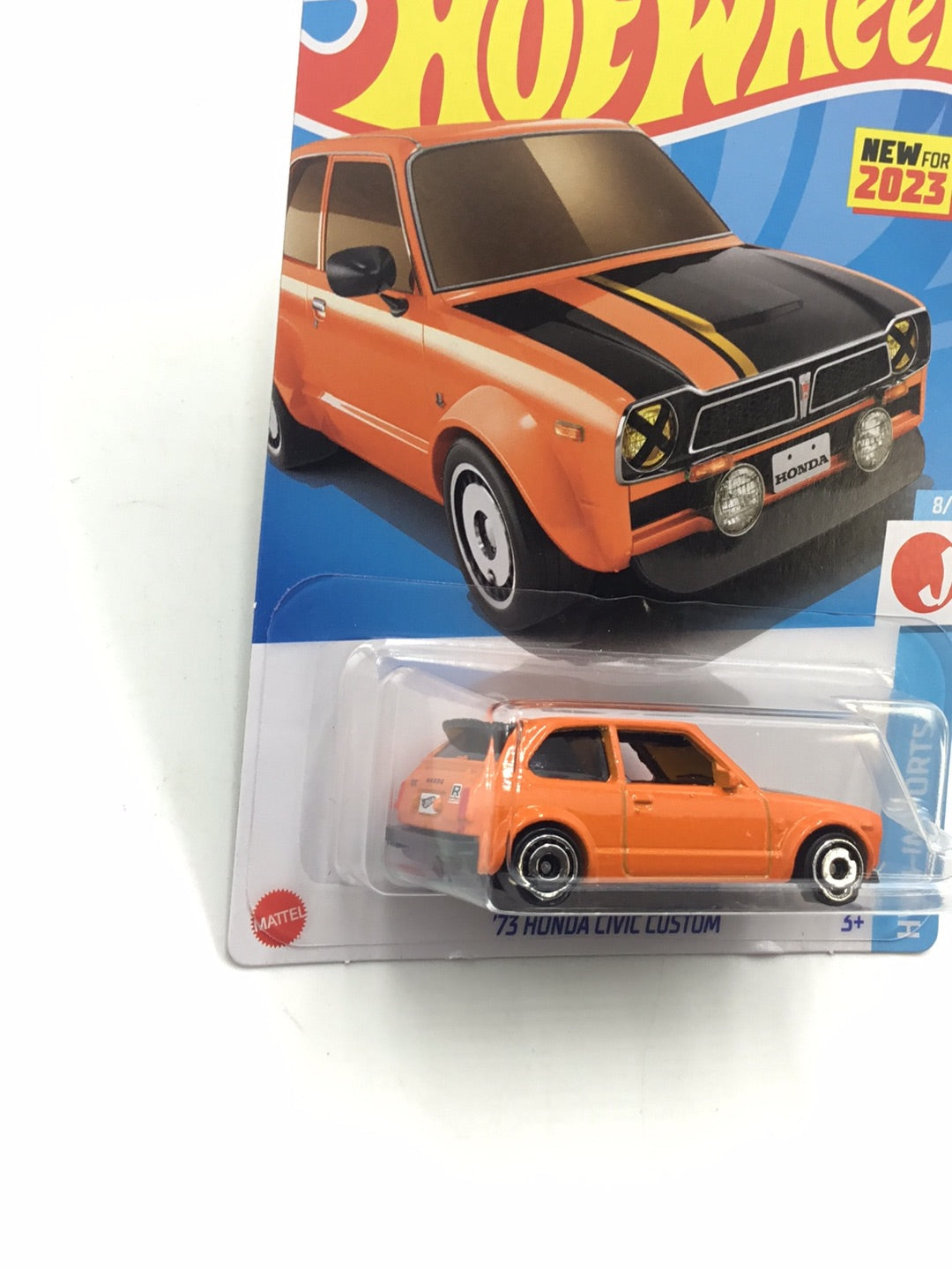 2023 hot wheels L case #117 73 Honda Civic Custom orange 75A