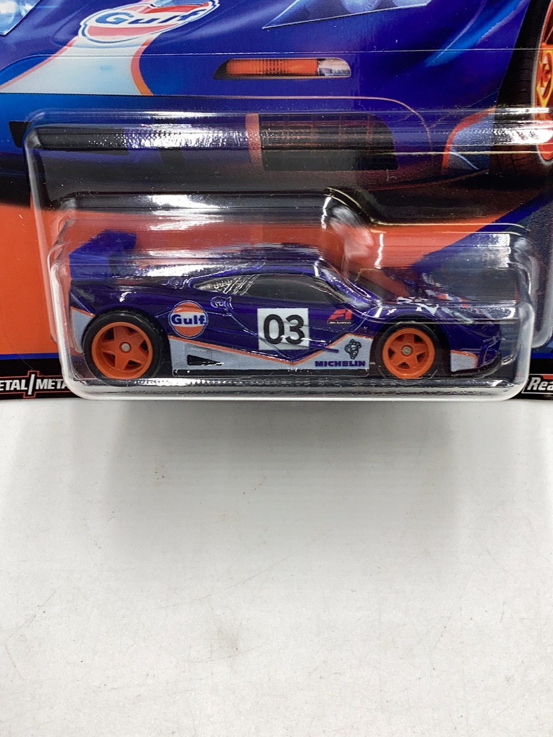 HOT WHEELS GULF McLaren F1 GTR 5/5 245A (Bad Card)