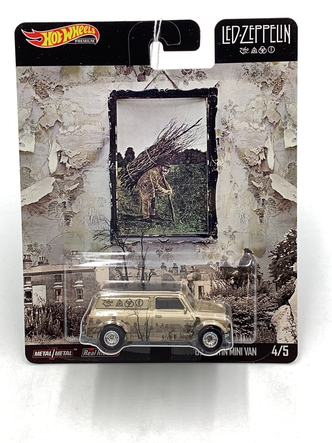 Hot Wheels Led Zeppelin 4/5 67 Austin Mini Van 265H