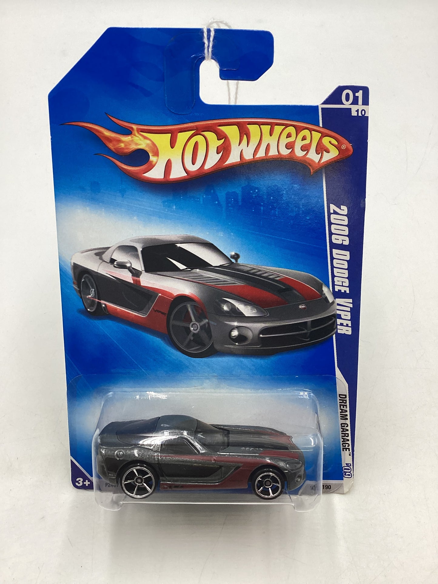 2009 Hot Wheels #147 2006 Dodge Viper Gray 52B