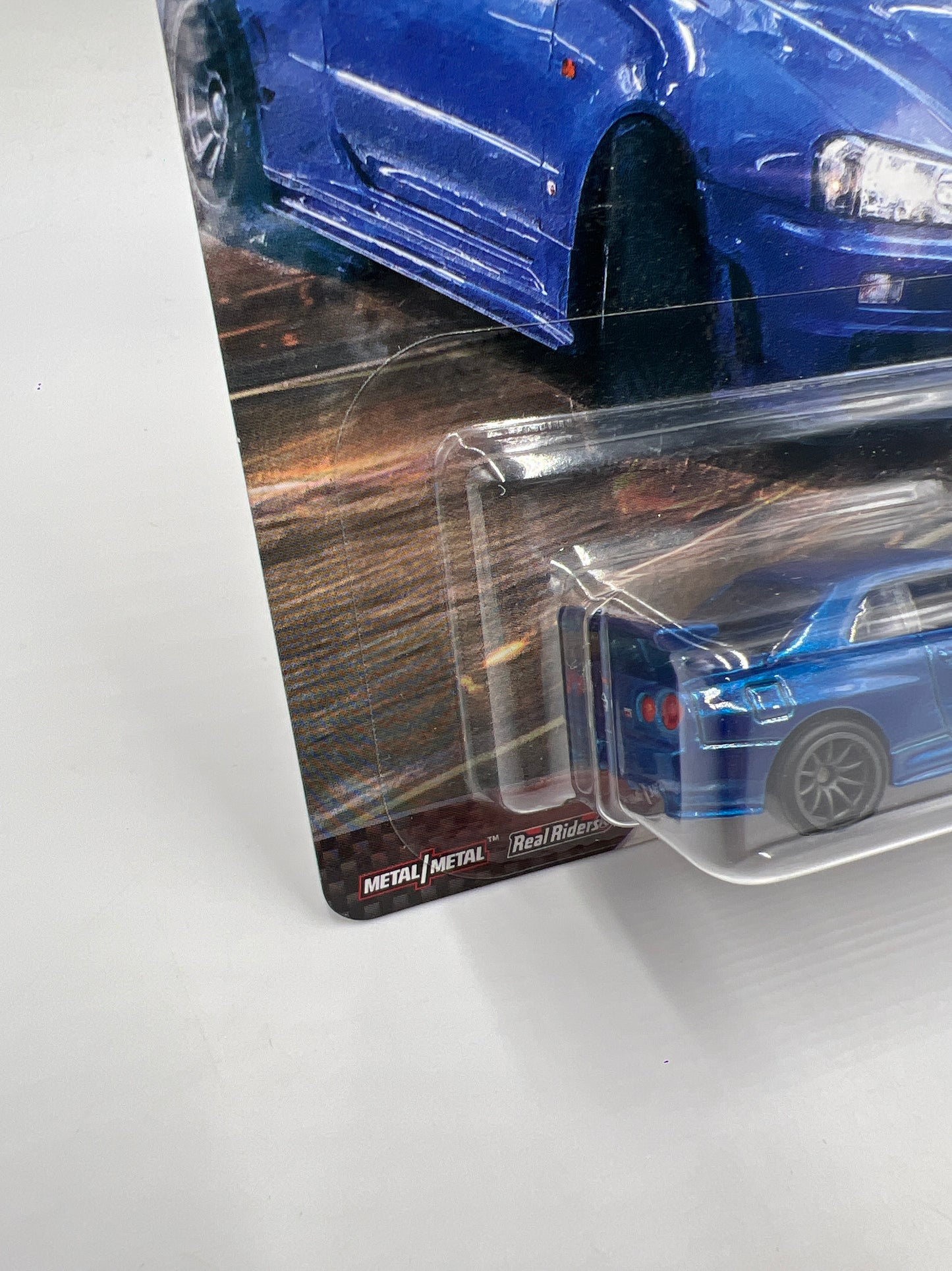 Hot Wheels Fast & Furious Fast Superstars #1 Nissan Skyline GTR BNR34 Blue W/Protector 2