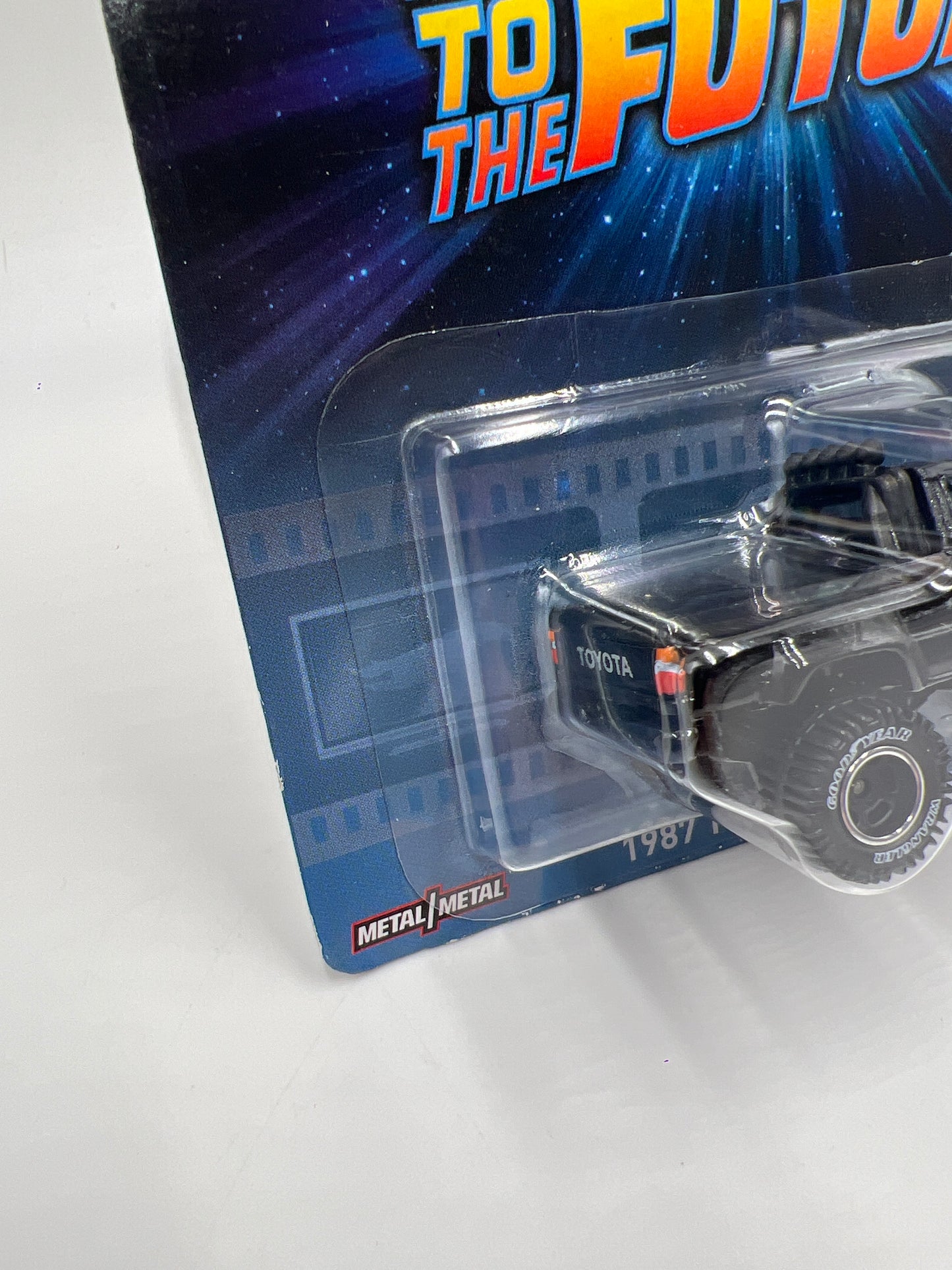 Hot Wheels Premium Back To The Future BTTF 1987 Toyota Pickup Truck Black W/Protector 2