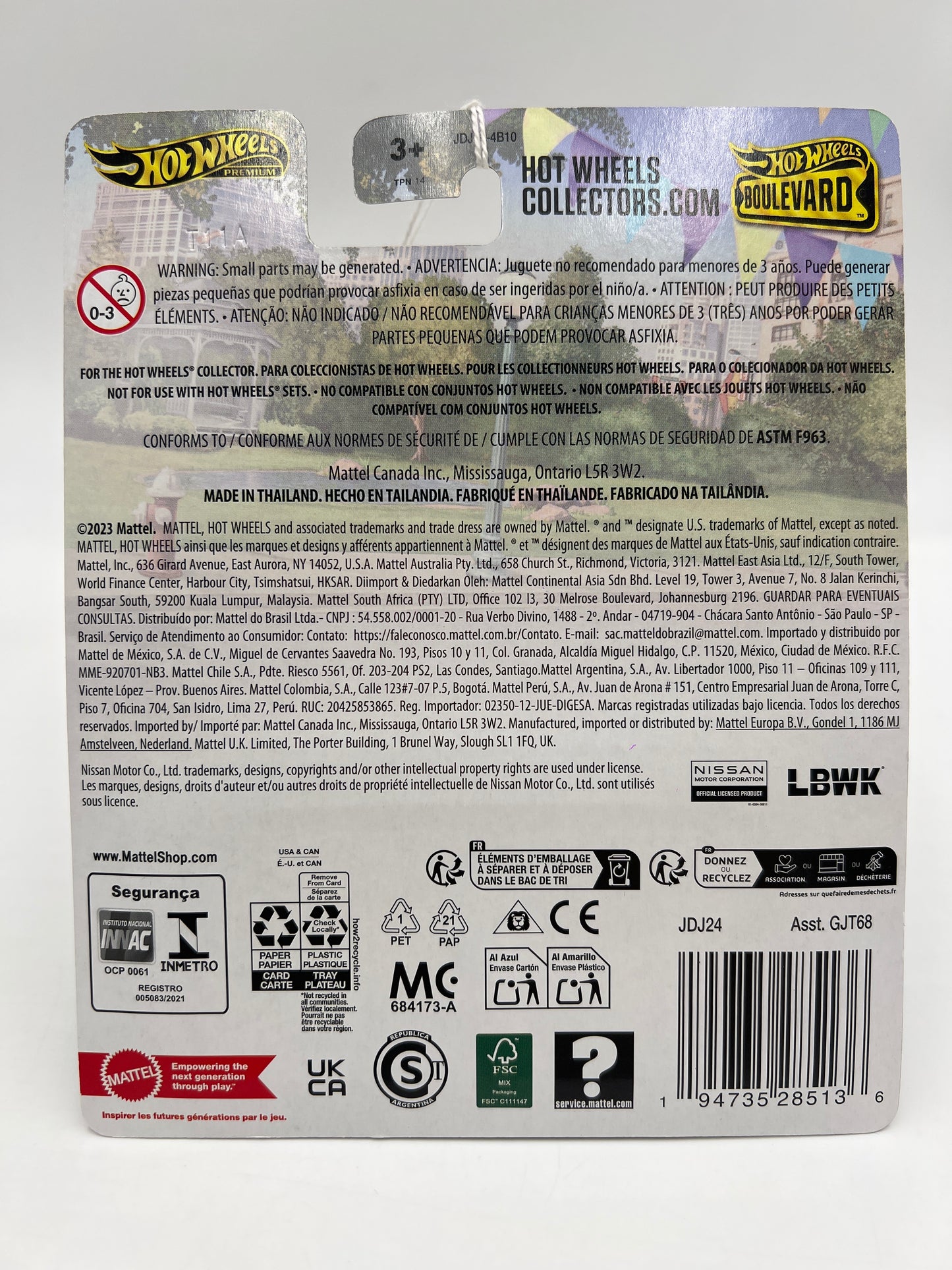 Hot Wheels Premium Boulevard Gold Label LBWK LB-ER34 Super Silhouette Nissan Skyline White 265B