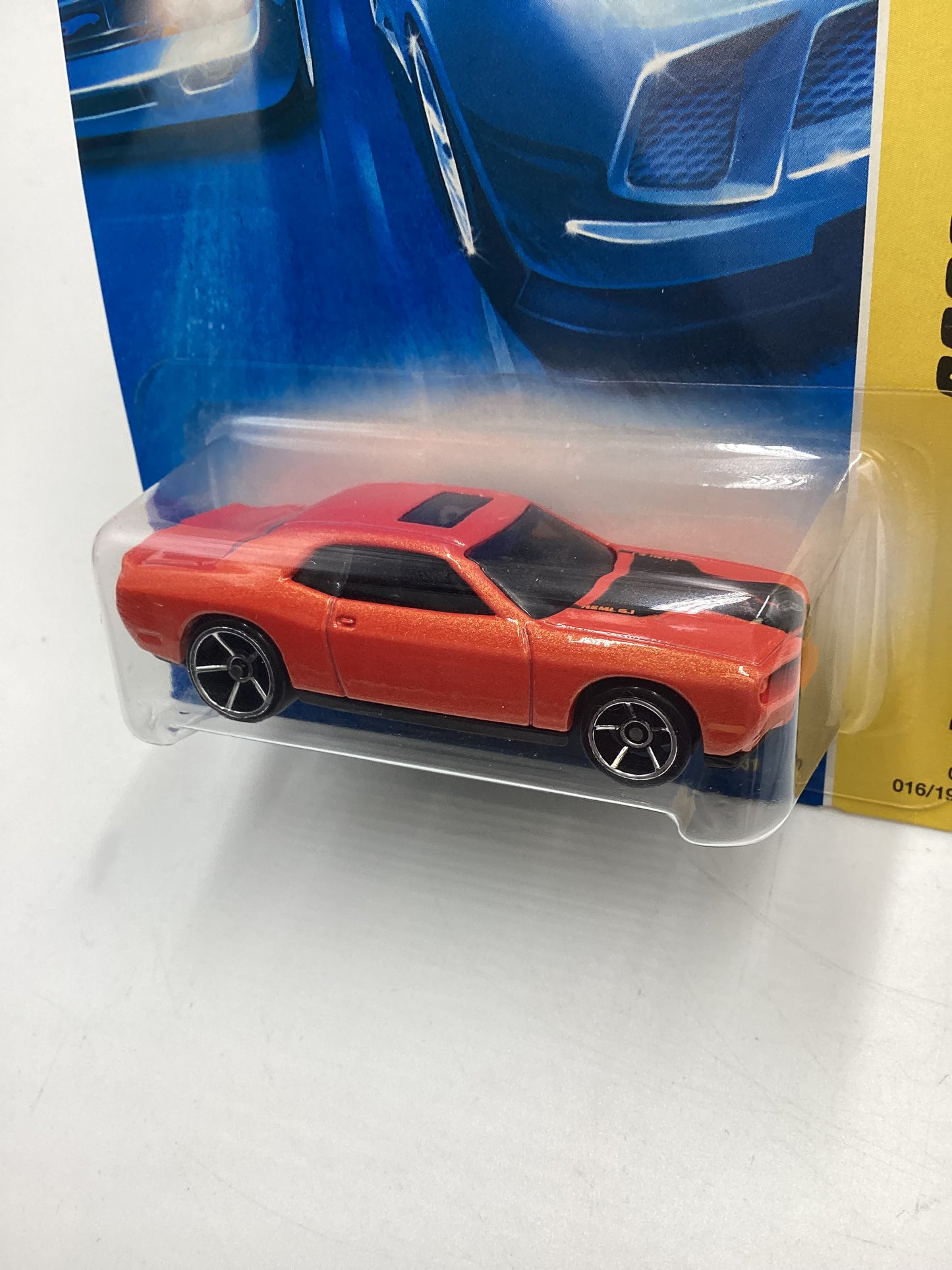 2008 Hot Wheels New Models #16 Dodge Challenger SRT8 Orange 49G