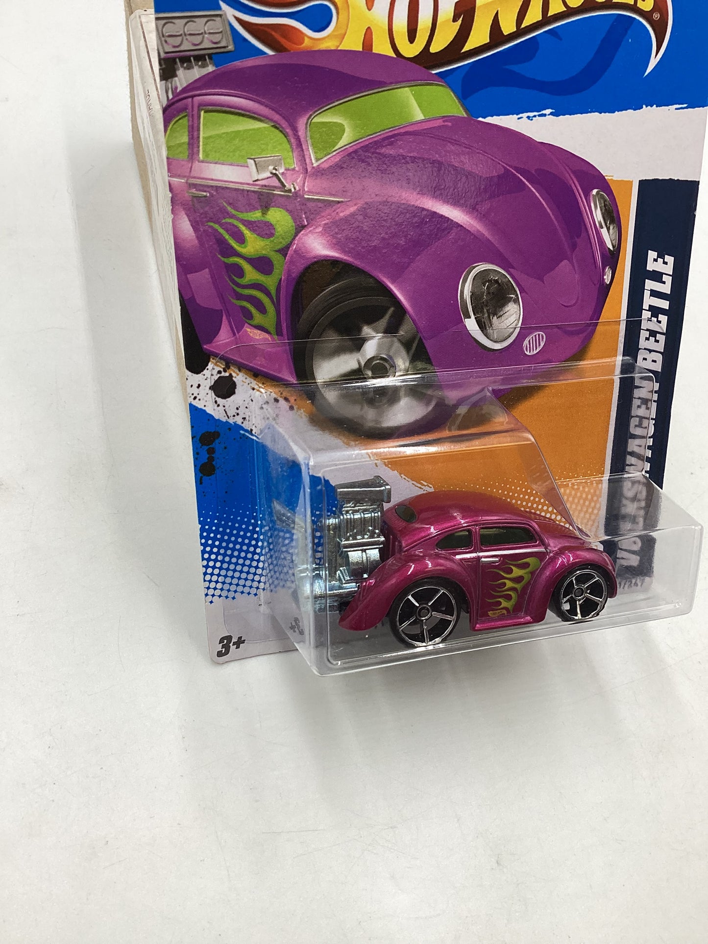 2012 HW Heat Fleet #151 Volkswagen Beetle Tooned Magenta 96A