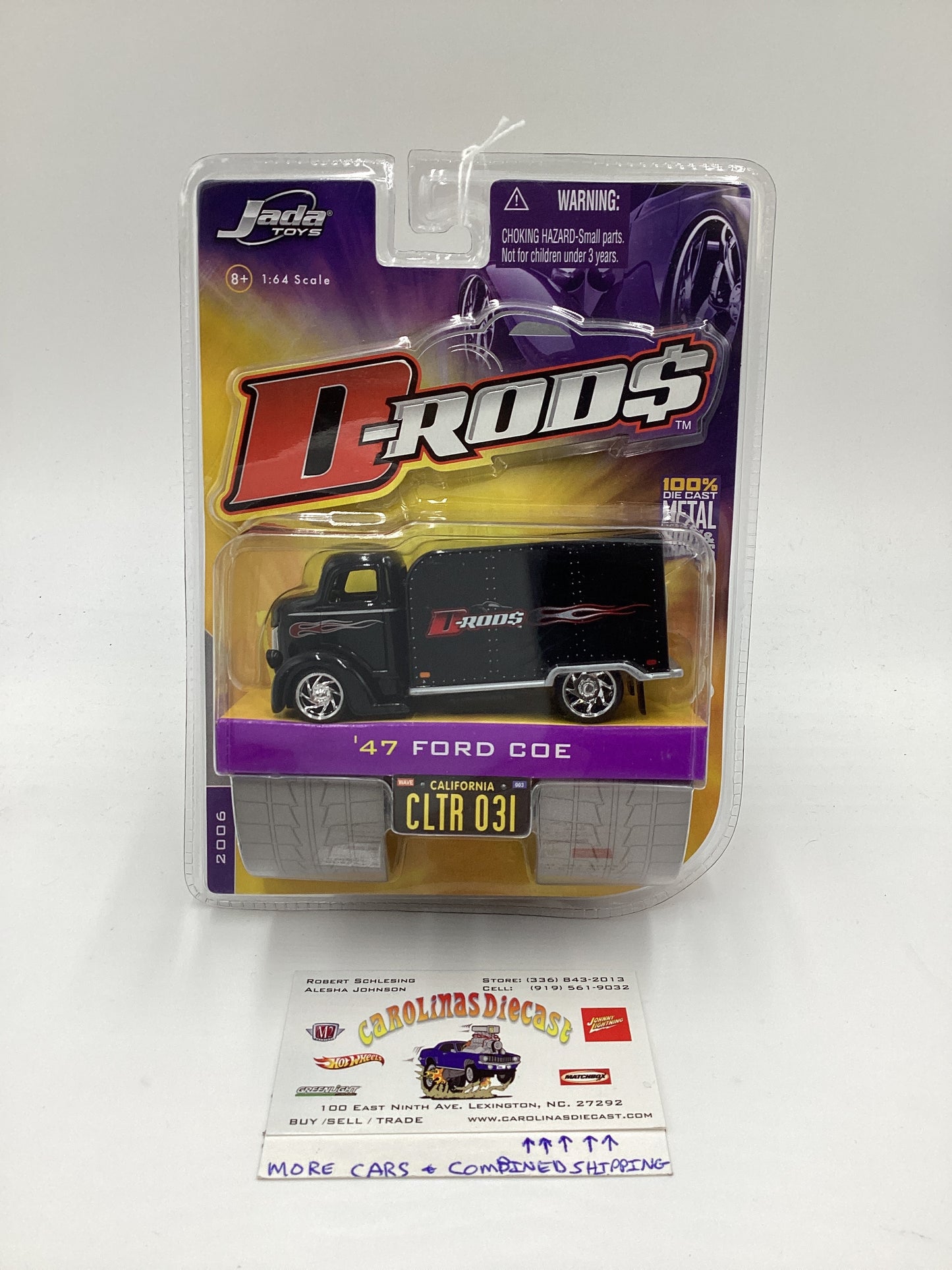 Jada Toys D-Rods 47 Ford COE Black 216E