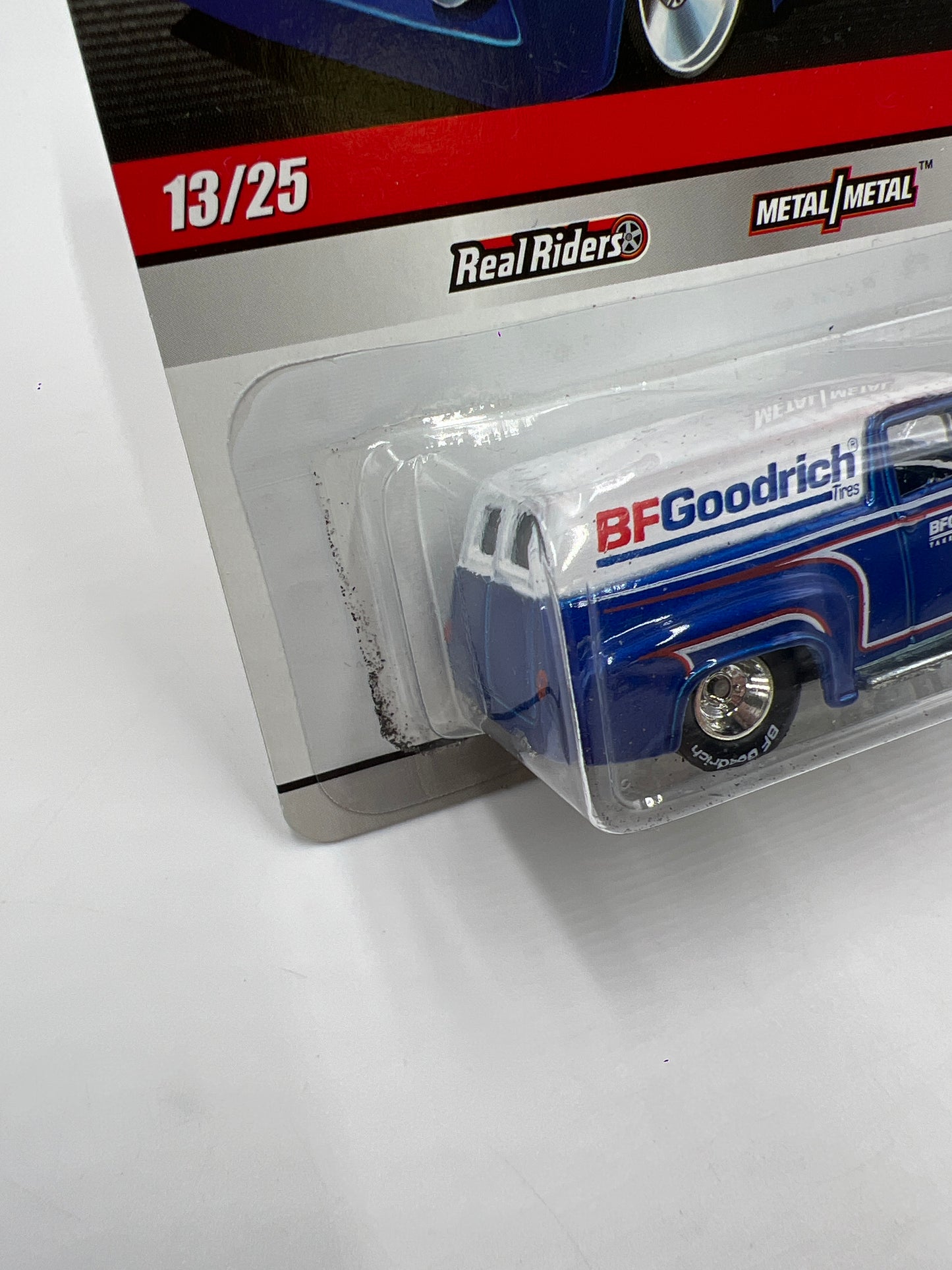 Hot Wheels Slick Rides #13 56 Ford BF Goodrich Blue 243A