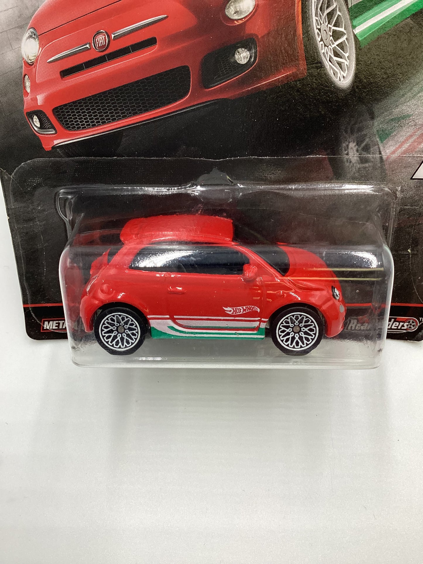 Hot Wheels Euro Style #5 Fiat 500 Bad Card 244O