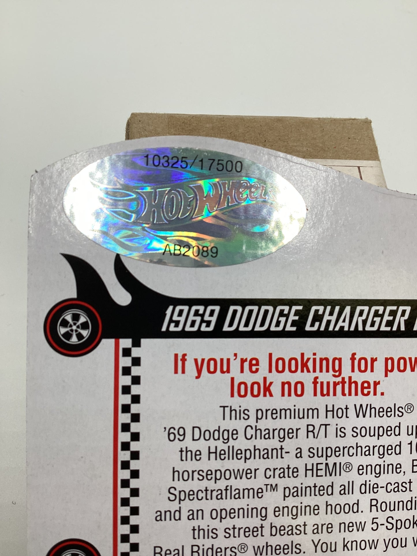 2020 Hot wheels Redline club RLC 10325/17500 1969 Dodge Charger R/T Black W/ protector