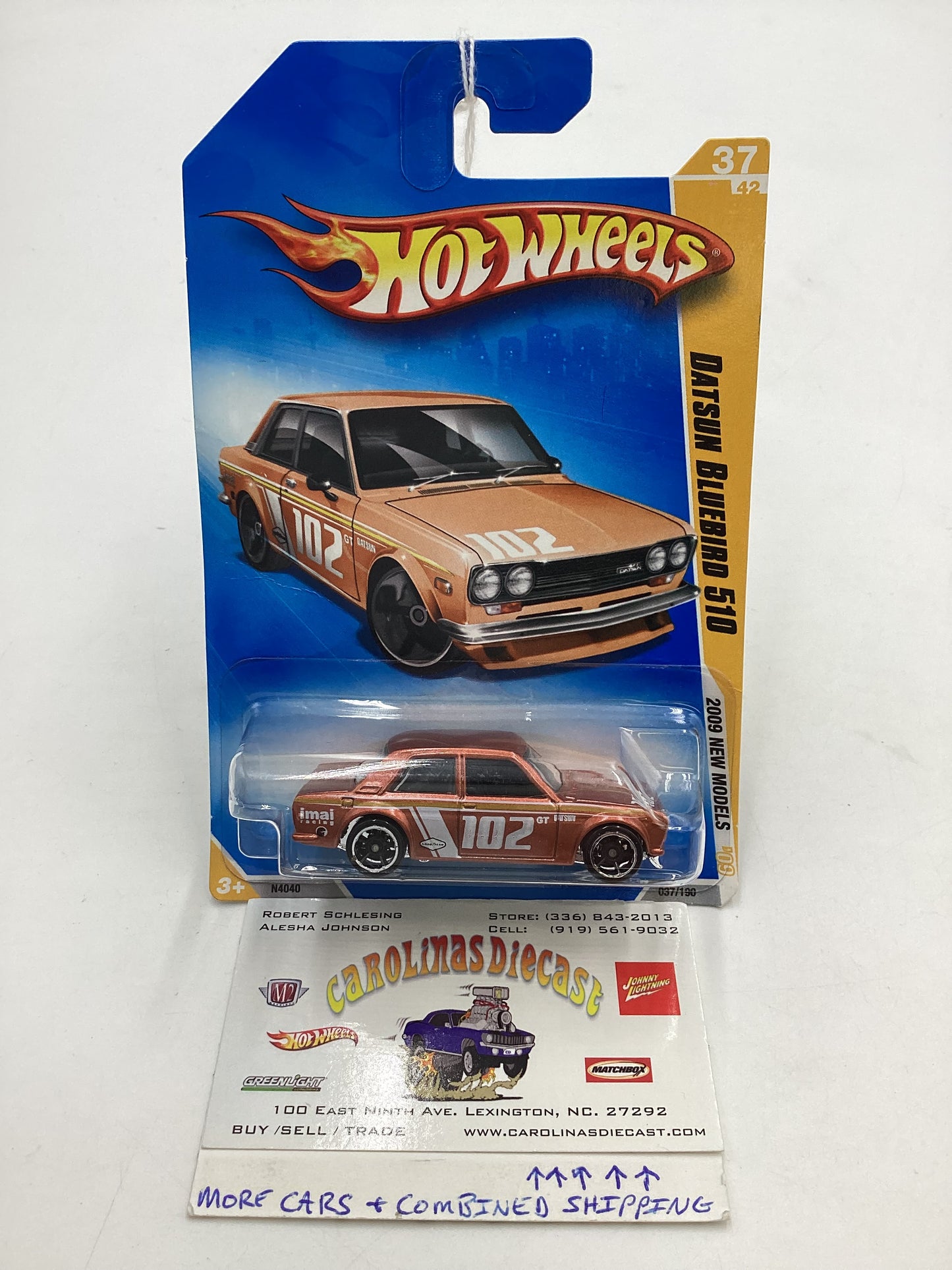 Hot Wheels 2009 037/190 Datsun Bluebird 510 Copper