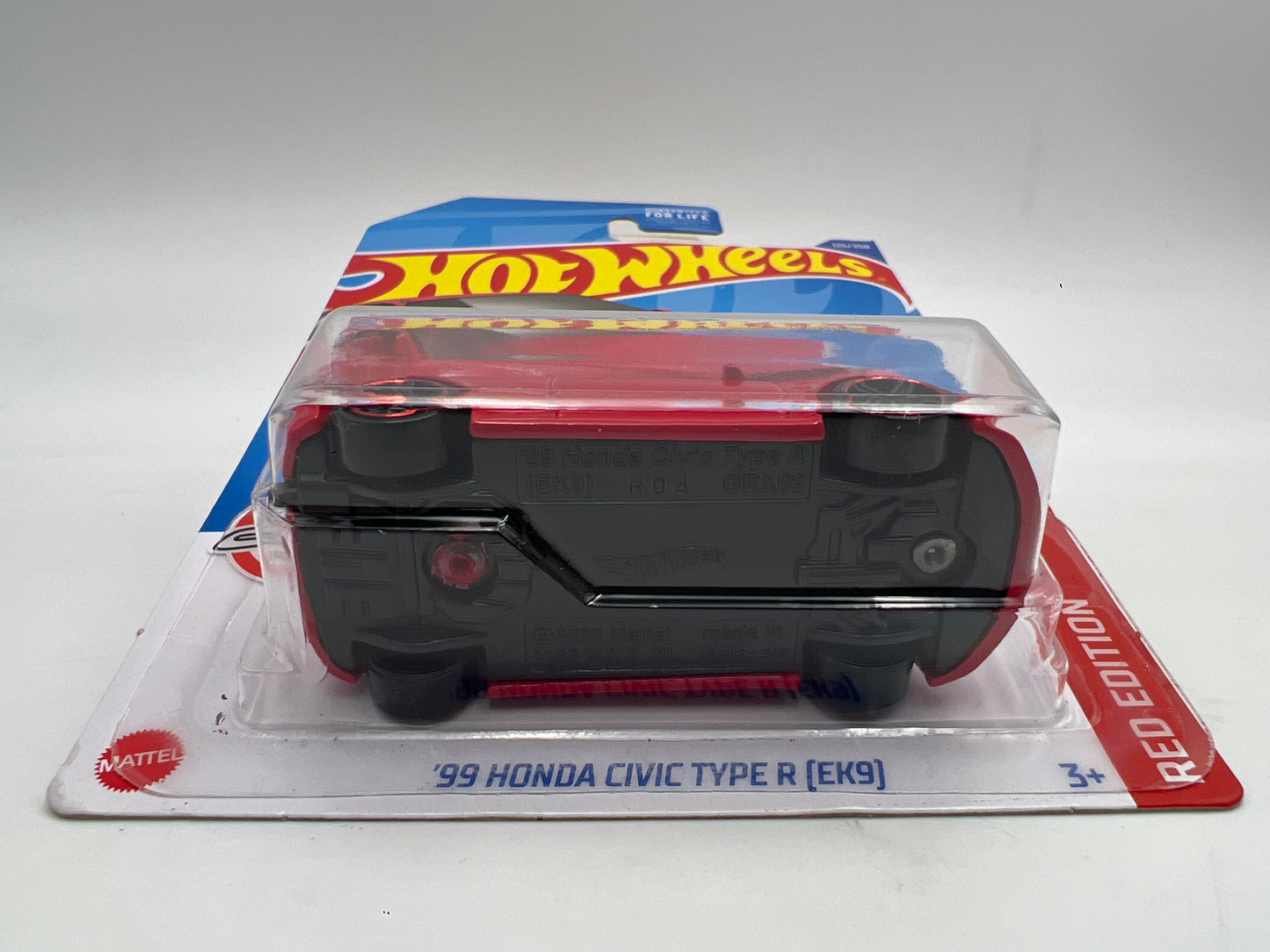 2022 Hot Wheels Target Red Edition #125 99 Honda Civic Type R EK9 W/Protector Cracked Blister