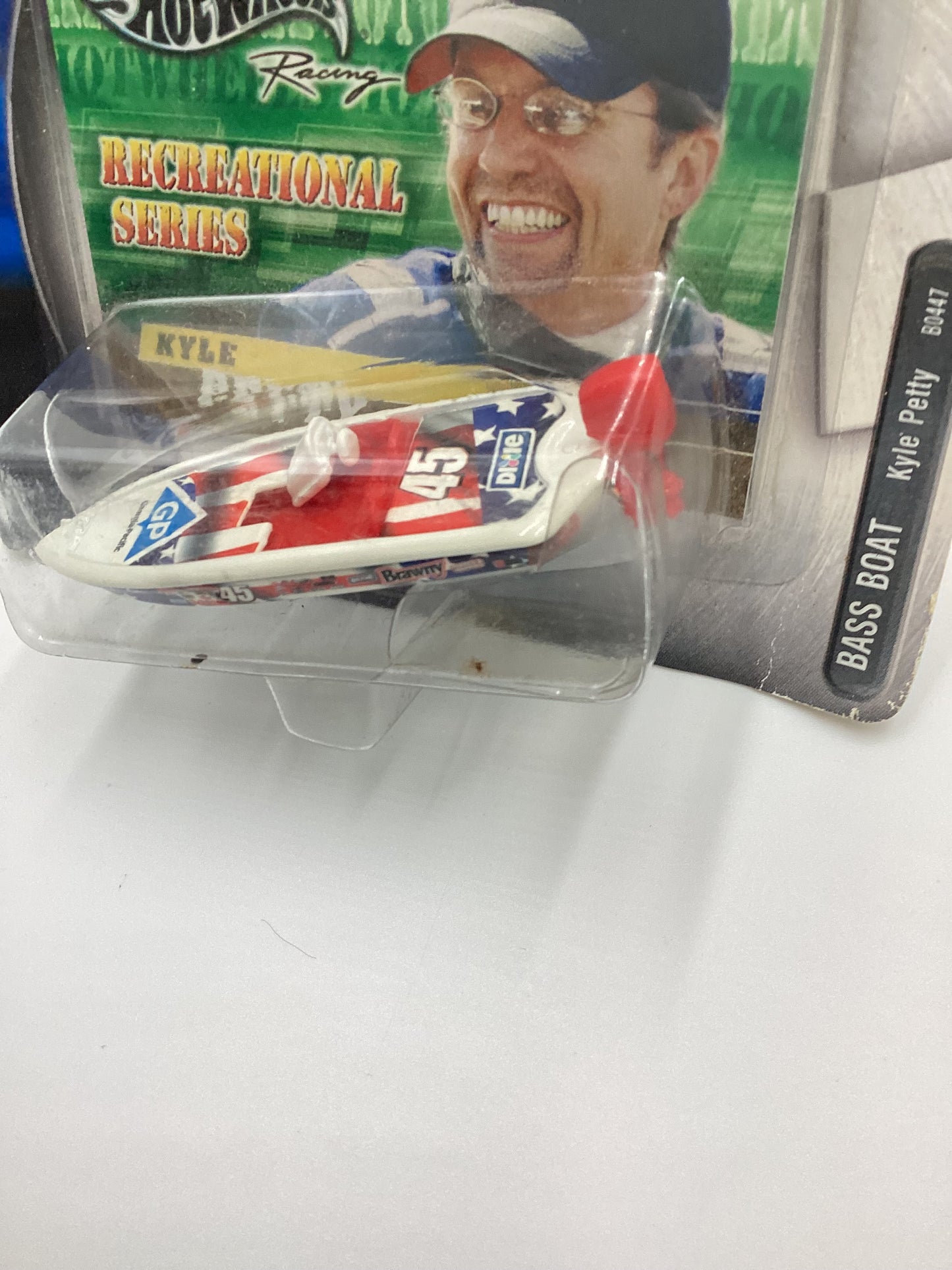 Hot Wheels Racing Recreational Series Bass Boat Kyle Petty