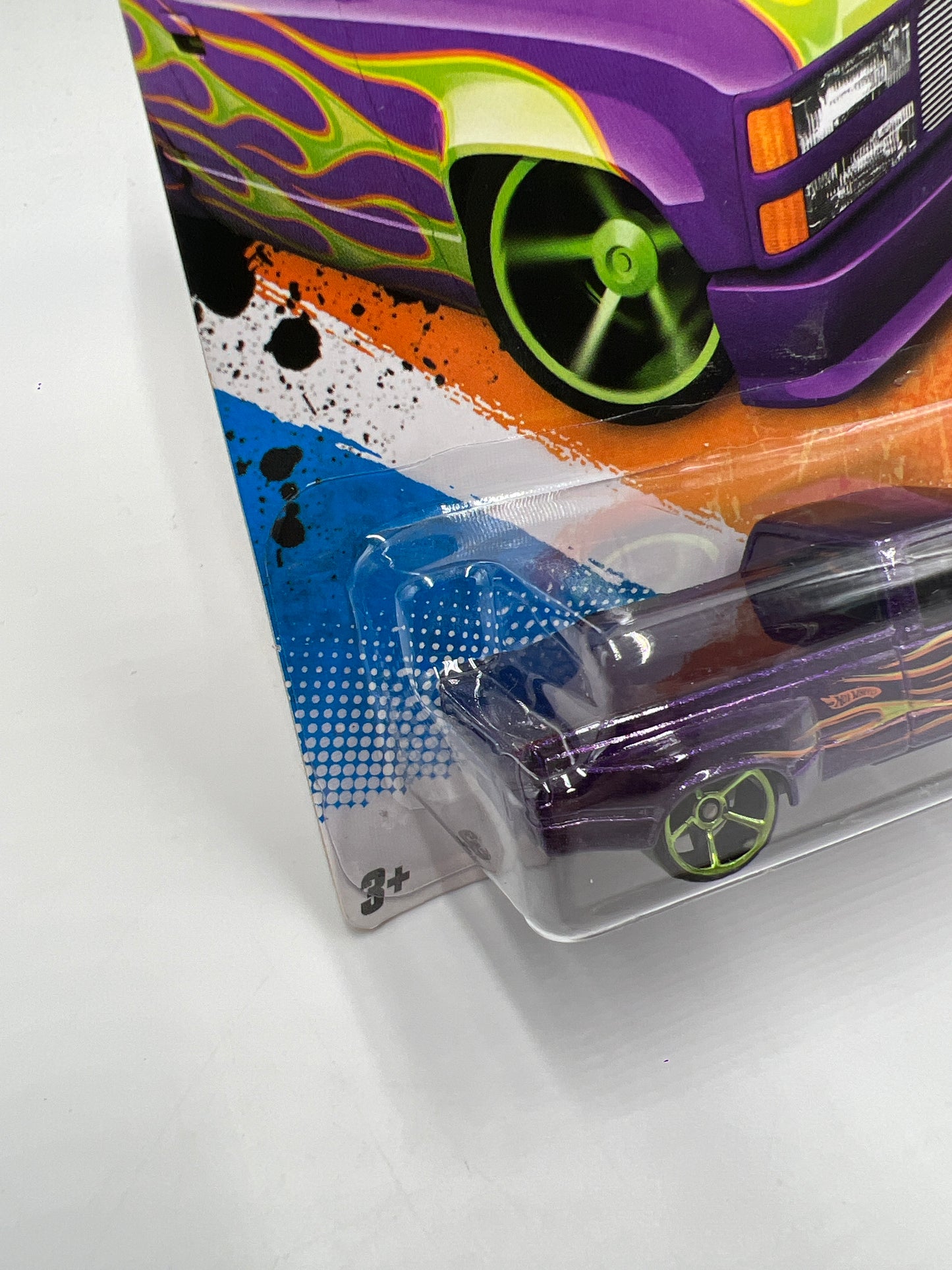 2011 Hot Wheels Heat Fleet #92 Customized C3500 Purple 16F
