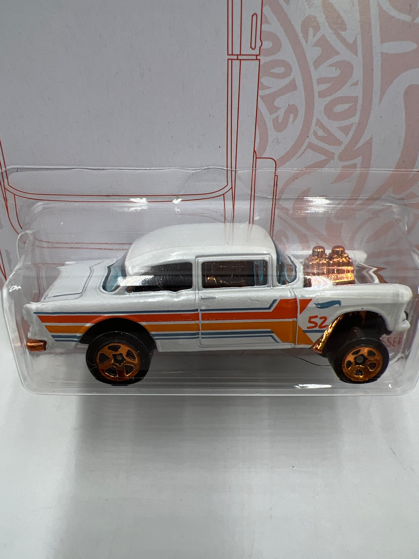 Hot Wheels 52nd Anniversary #4 55 Chevy Bel Air Gasser 152A