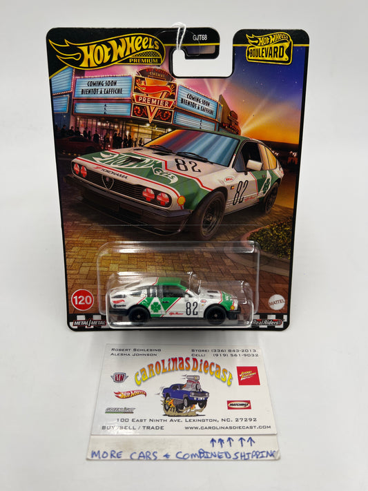 2025 Hot Wheels Premium Boulevard #120 Alfa Romeo GTV6 3.0 Green/White 265H