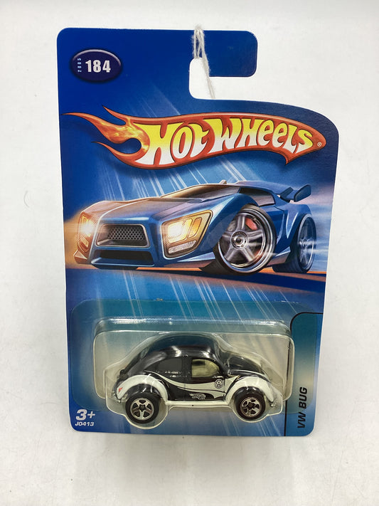 2005 Hot Wheels VW Bug Black #184 97G