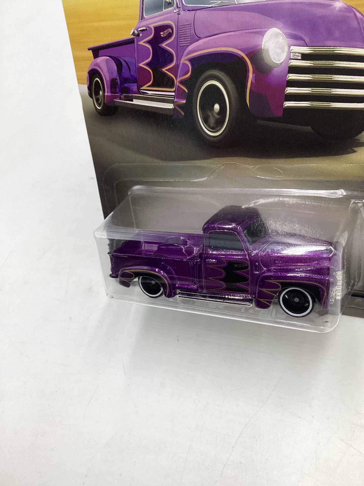 Hot Wheels Walmart 100 Years Chevy #1 52 Chevy Purple 161S
