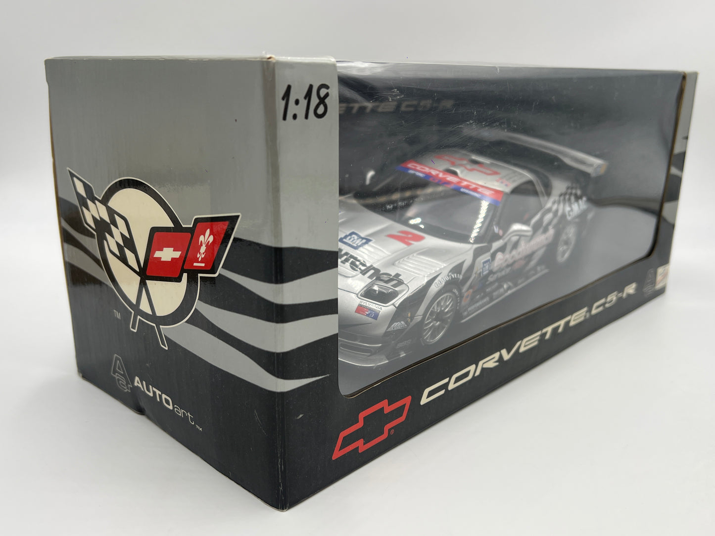 AutoArt 1:18 Scale Corvette C5-R 1999 Rolex 24h Daytona #2 W/Box