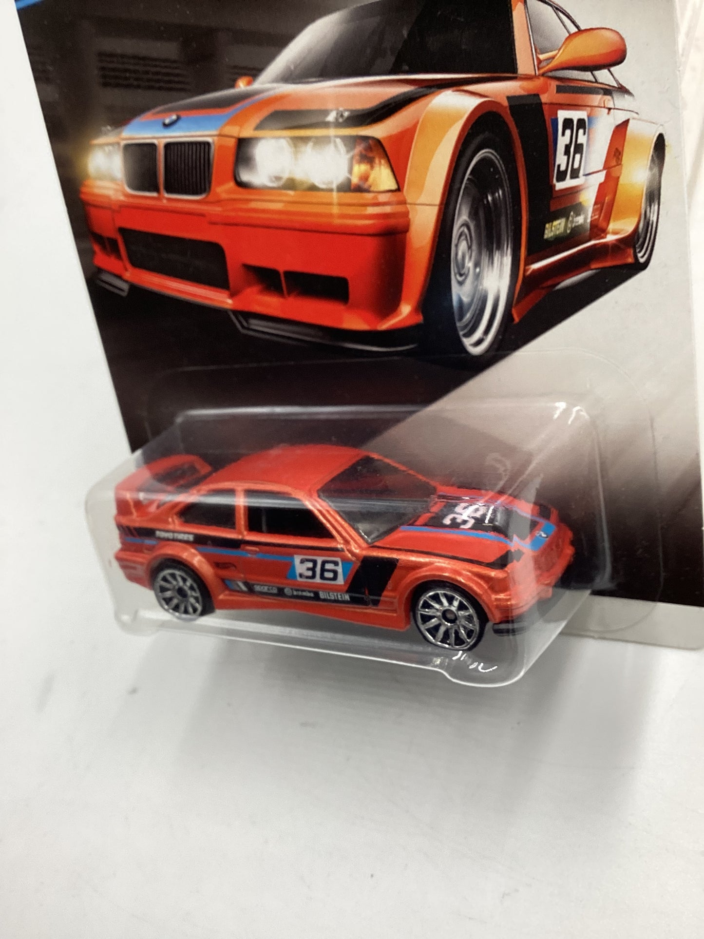 Hot Wheels BMW Series #3 BMW E36 M3 Race Orange Walmart Exclusive SR