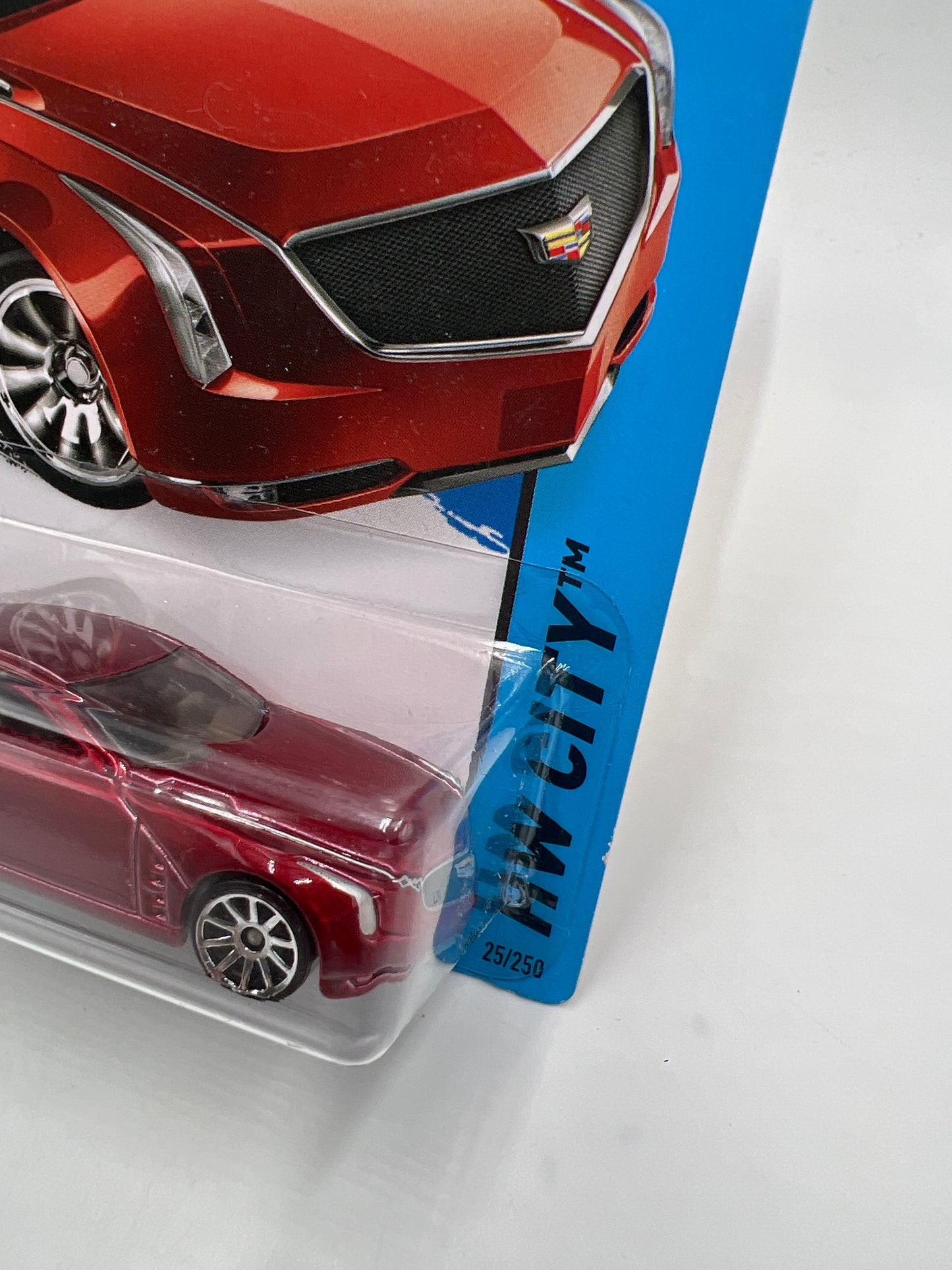 2015 Hot Wheels City #25 Cadillac Elmiraj Red 55E