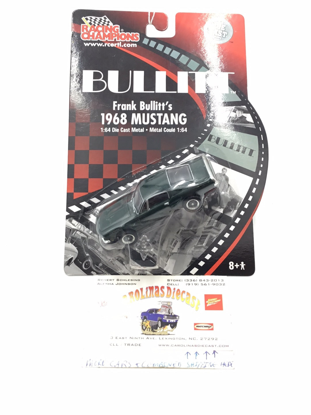 Racing Champions Bullitt 1968 Ford Mustang