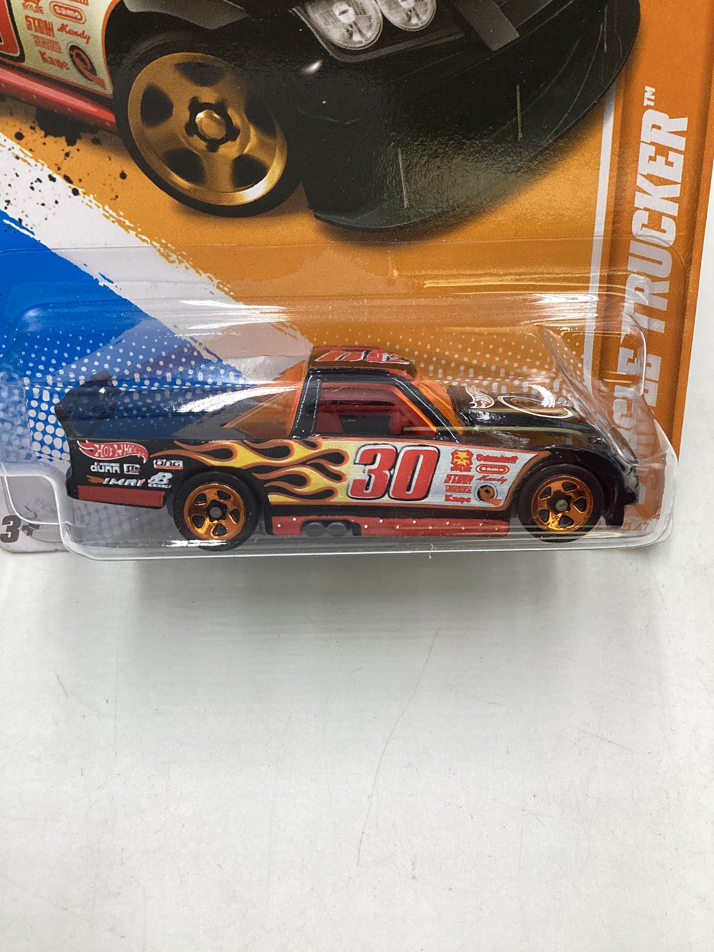 2012 Hot Wheels #68 Circle Trucker Black 55i