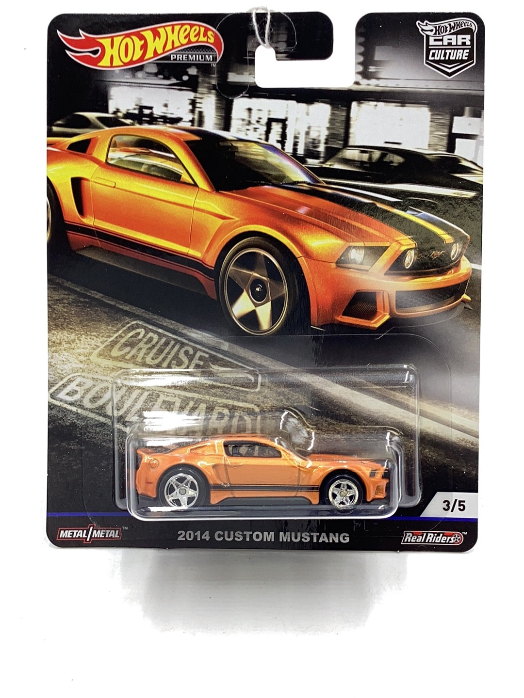 Hot Wheels car culture cruise boulevard 2014 Custom Mustang 3/5 261F