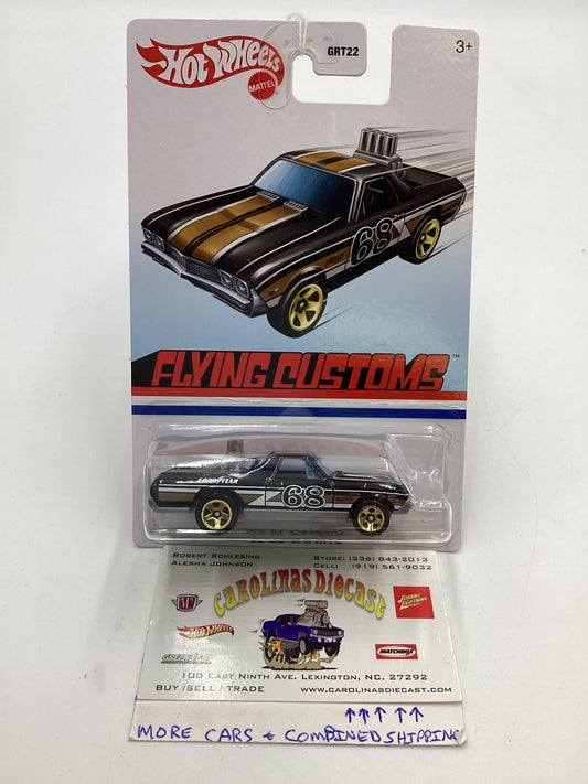 Hot Wheels Target Exclusive Flying Customs 68 El Camino Black 154G