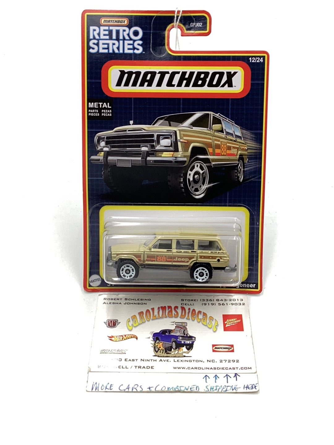 2022 Matchbox Retro Series #12 1988 Jeep Wagoneer Target Exclusive EE2