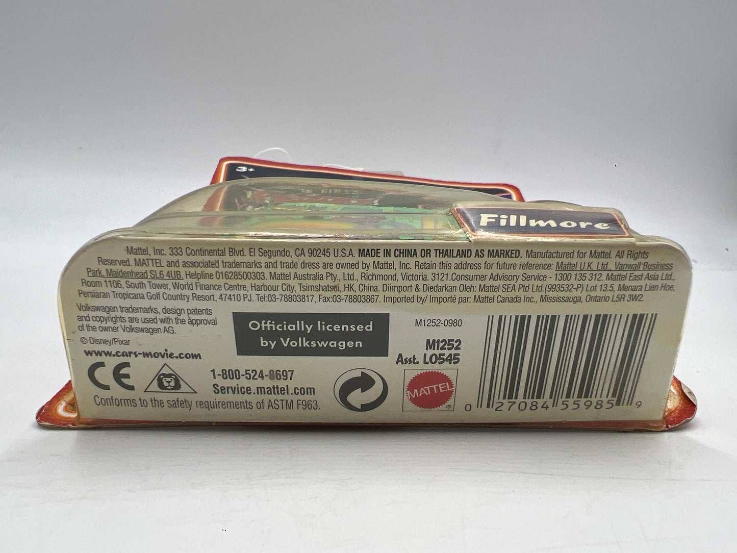 Disney Pixar Cars Supercharged Fillmore #2 138i