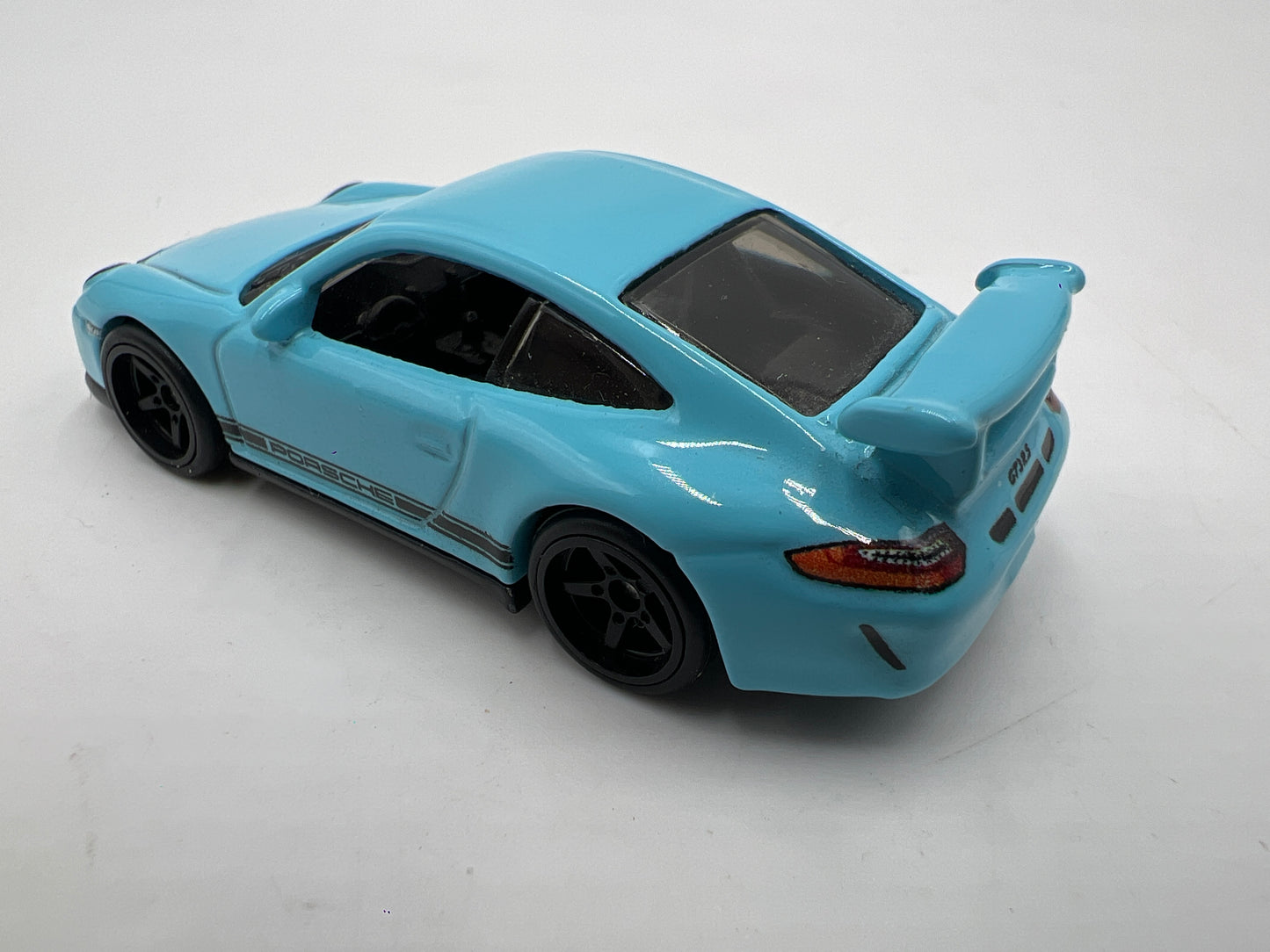 Hot Wheels Deutschland Design Premium Porsche 911 GT3 Light Blue Loose