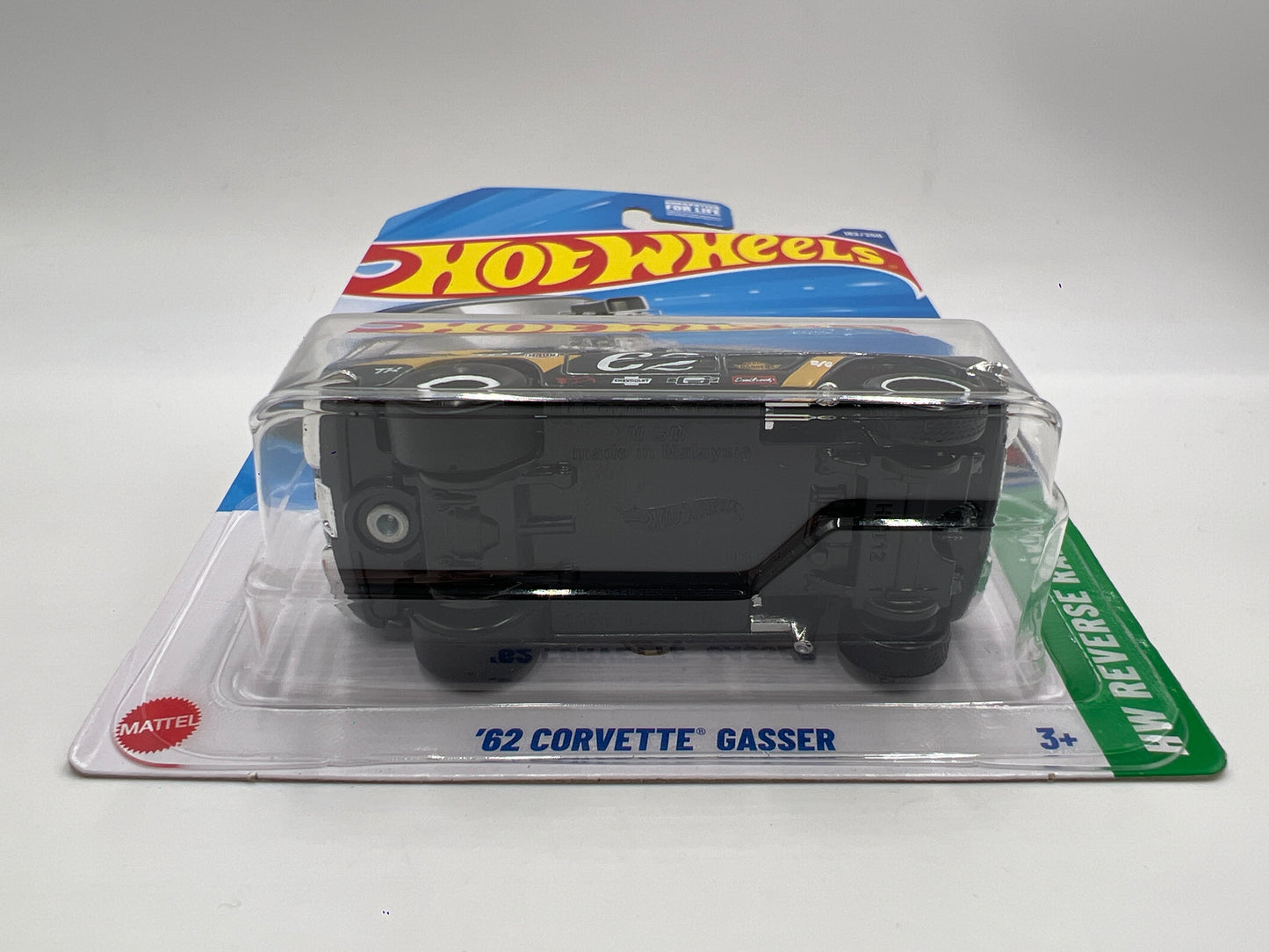 2025 Hot Wheels J Case Super Treasure Hunt #182 62 Corvette Gasser W/Protector