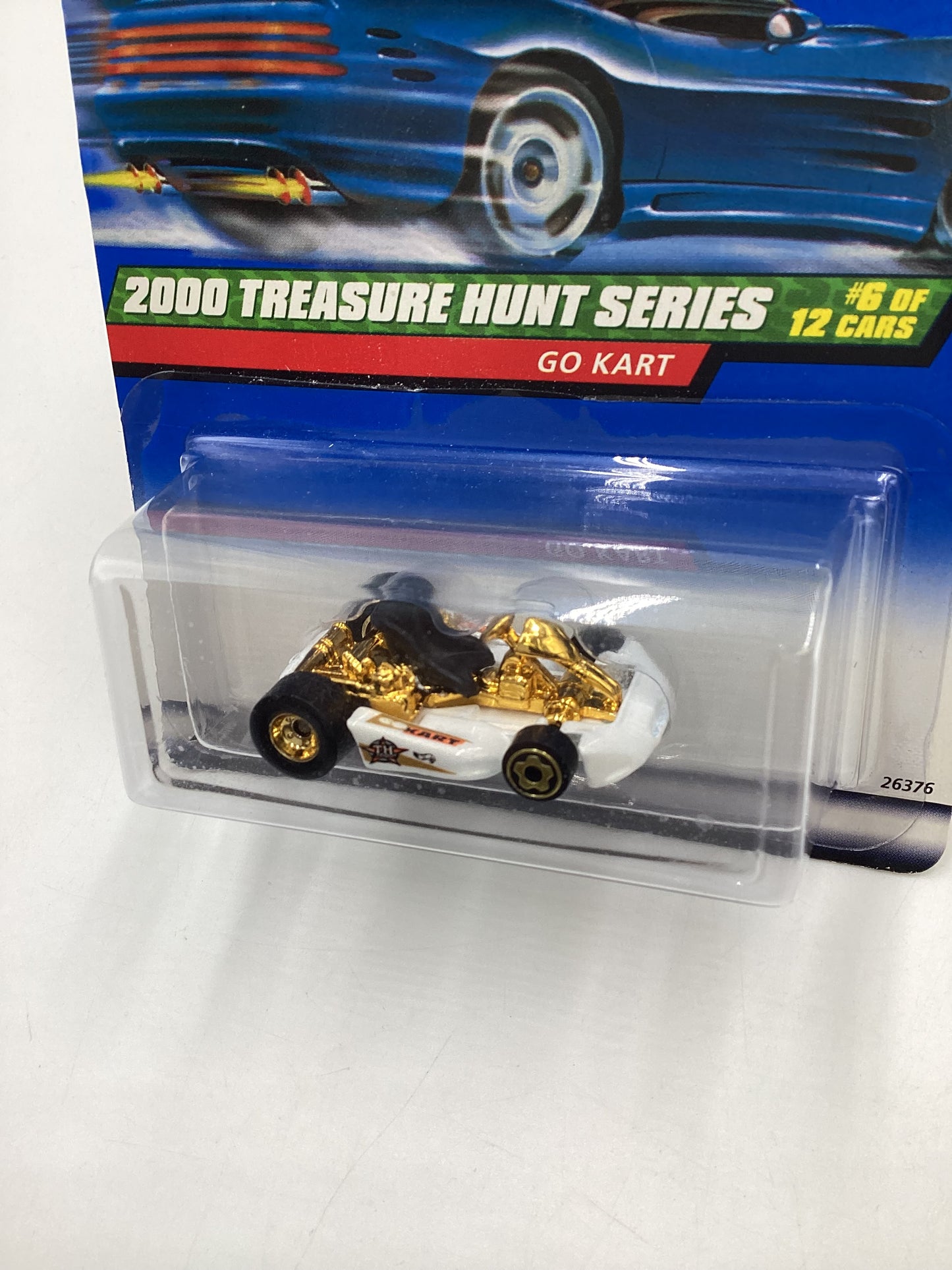 2000 Hot Wheels Treasure Hunt Series 6/12 Go Kart with protector