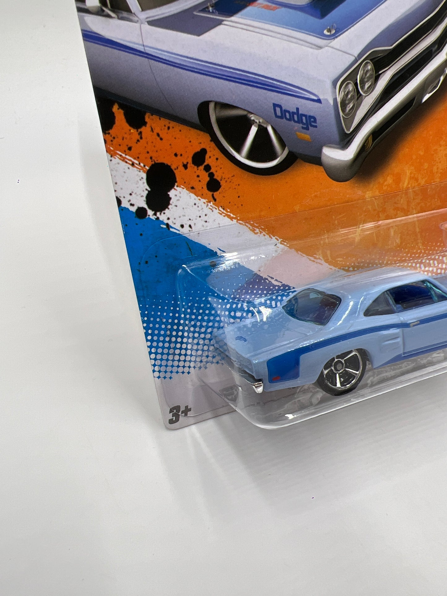 2011 Hot Wheels Toys R Us Exclusive Factory Sealed #110 69 Dodge Coronet Super Bee Blue W/Protector