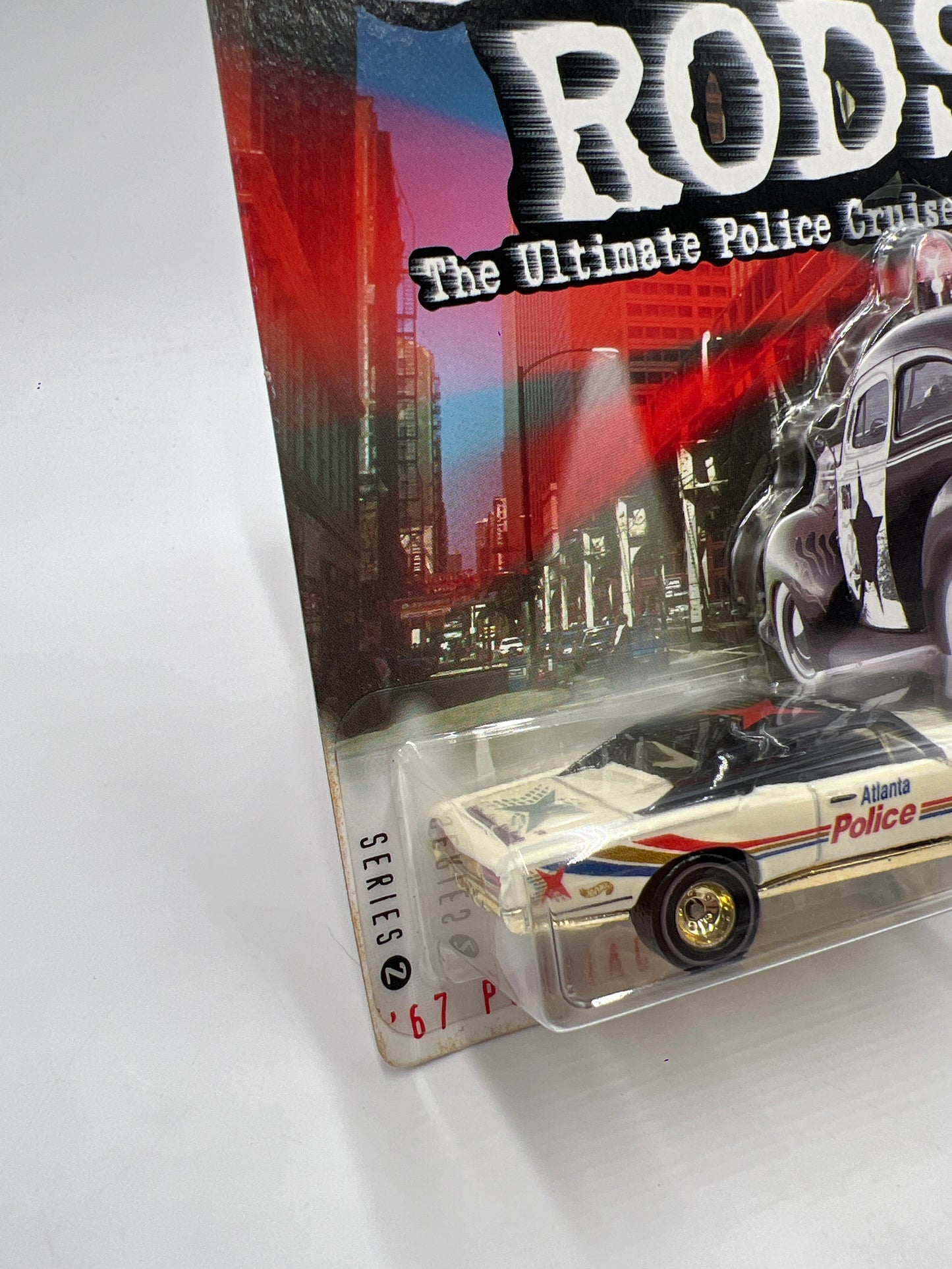Hot Wheels Cop Rods Series 2 Atlanta GA 67 Pontiac GTO W/Real Riders SR