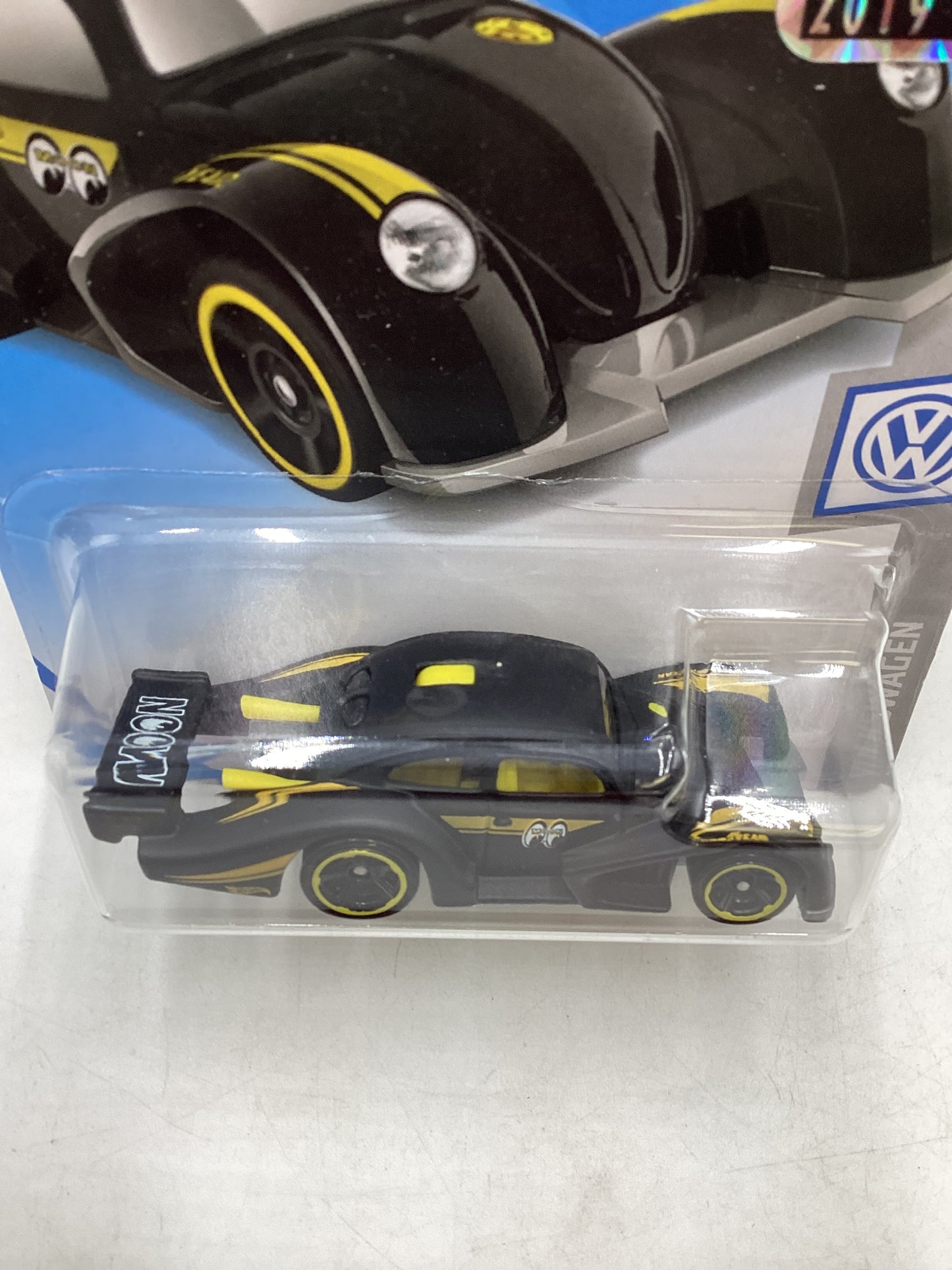 2019 Hot wheels Factory Sealed #46 Volkswagen Kafer Racer Black Mooneyes 96B