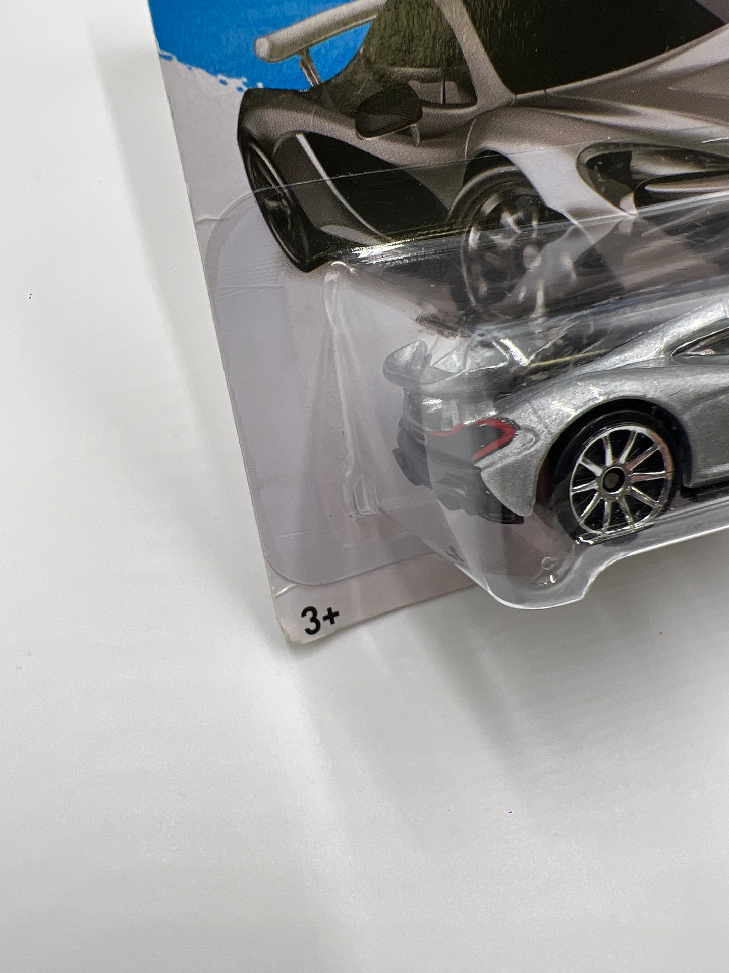 2015 Hot Wheels Workshop #223 McLaren P1 Silver Short Card 103A