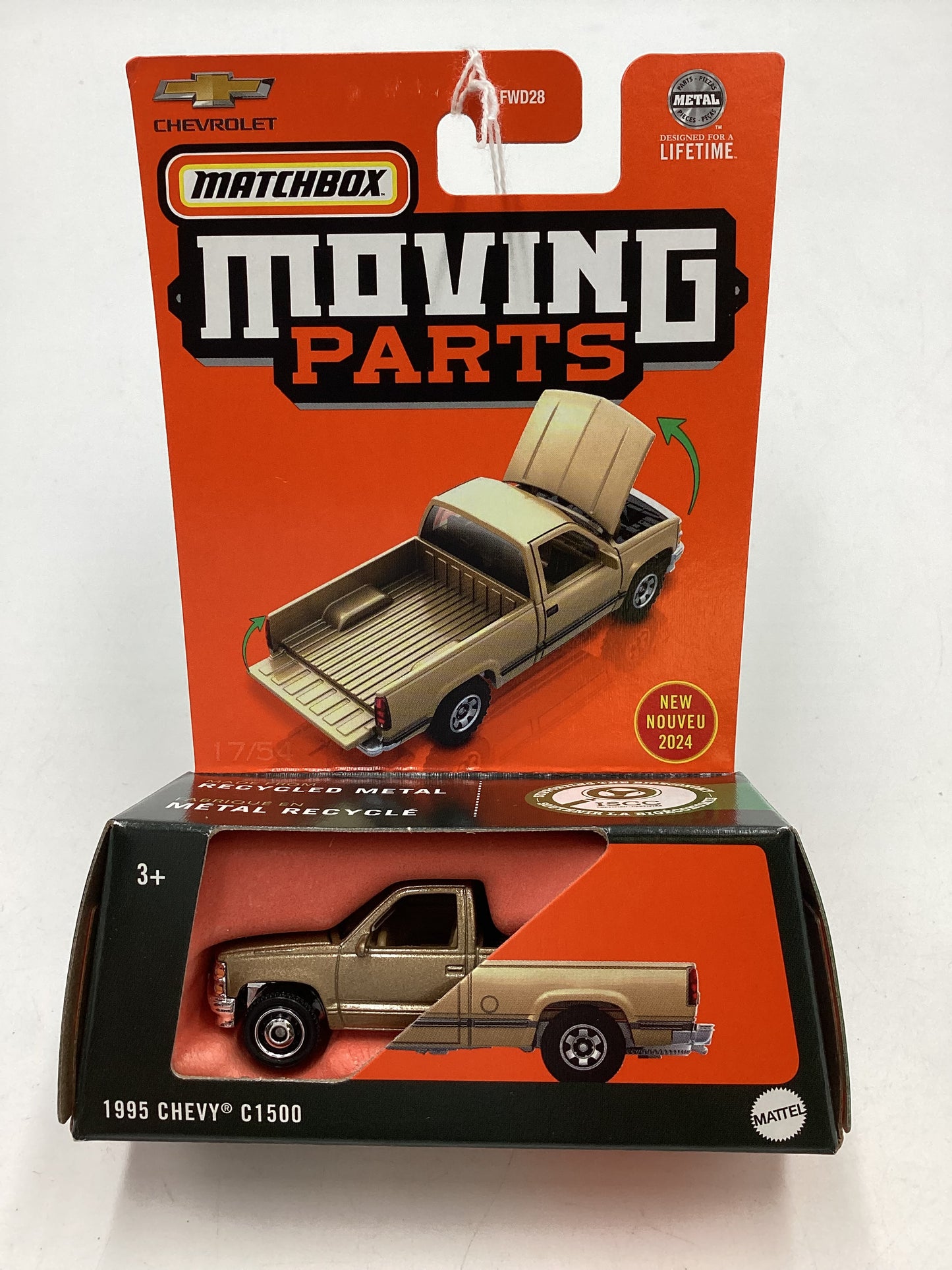 2024 Matchbox Moving Parts 1995 Chevy C1500 164F