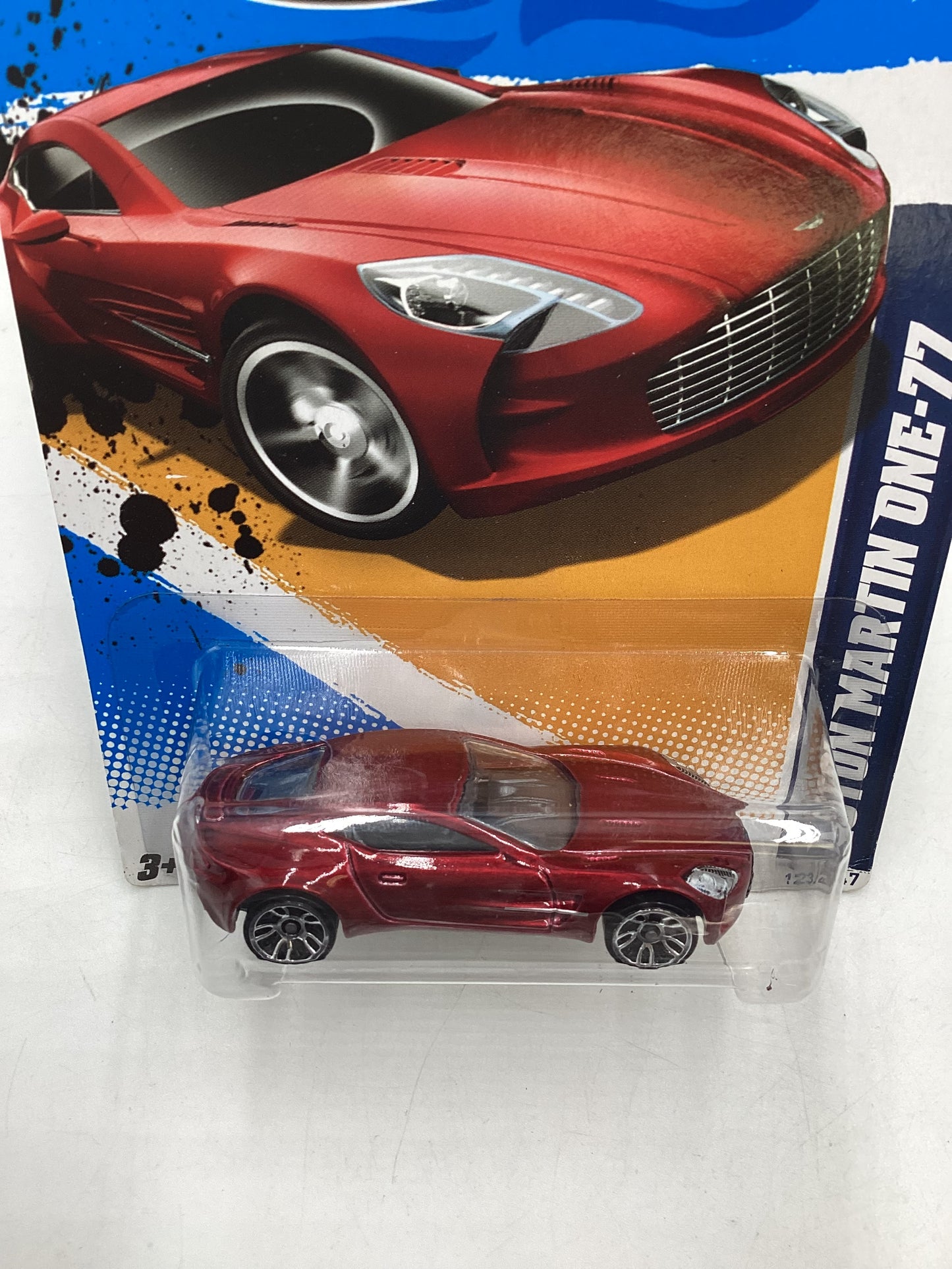 2012 Hot Wheels All Stars #123 Aston Martin One-77 Red 105B