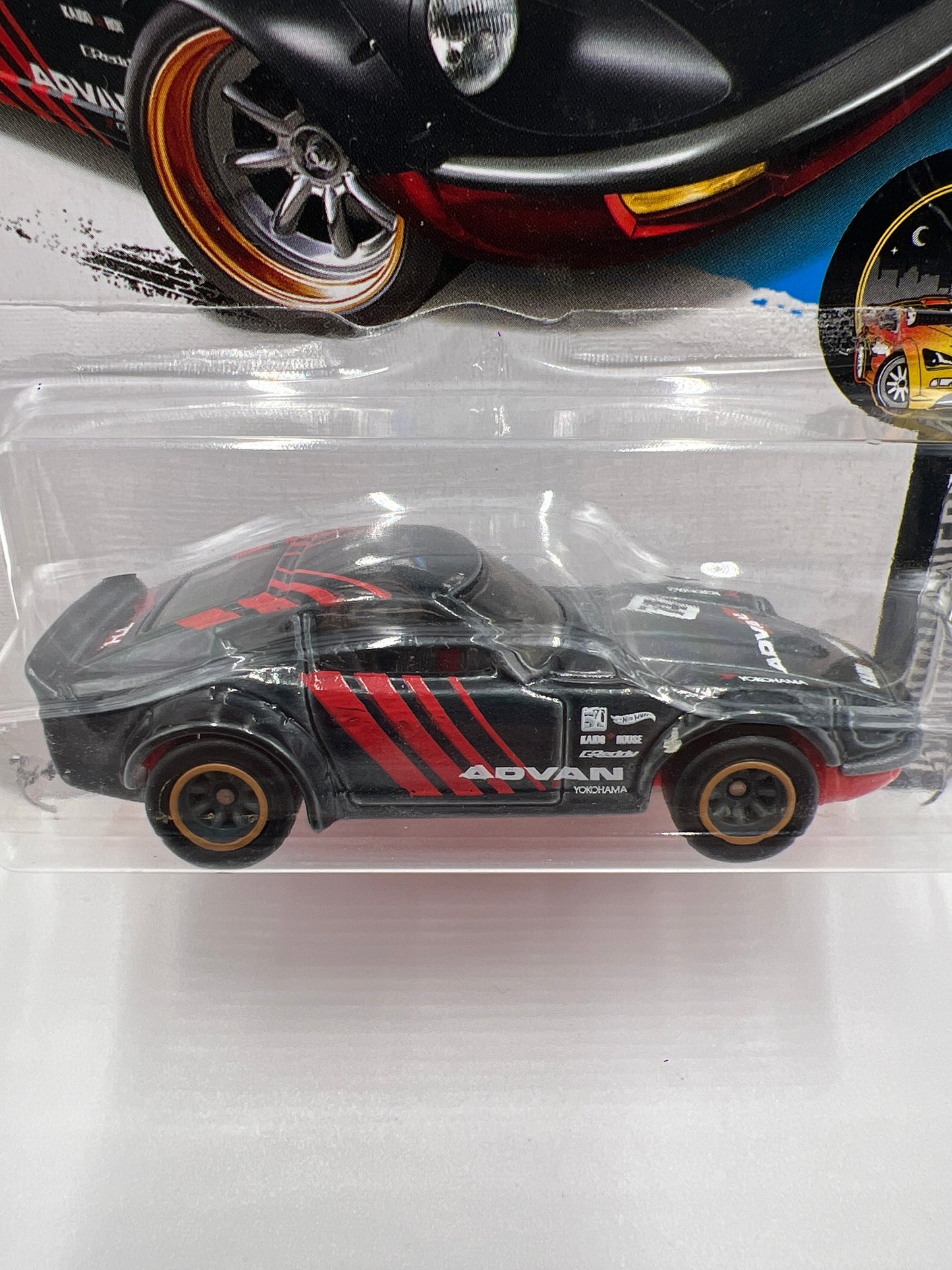 2017 Hot Wheels Super Treasure Hunt Nissan Fairlady Z Black Advan W/Protector