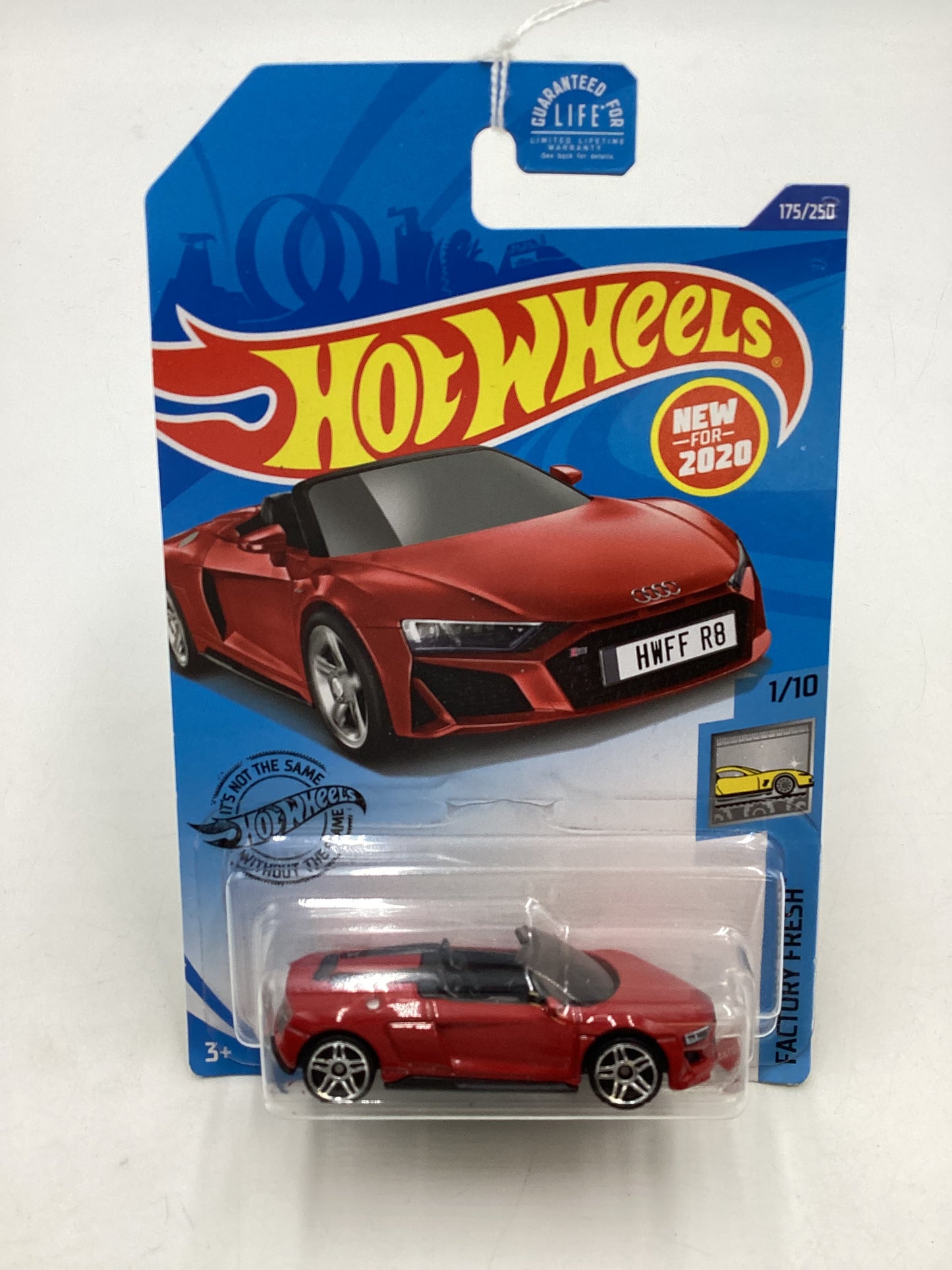 2020 Hot Wheels #175 2019 Audi R8 Spyder Red 108A