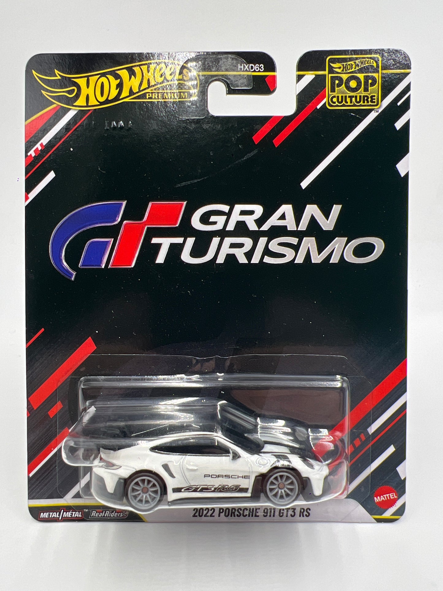2026 Hot Wheels Premium Pop Culture Gran Turismo 2022 Porsche 911 GT3 RS White 246C