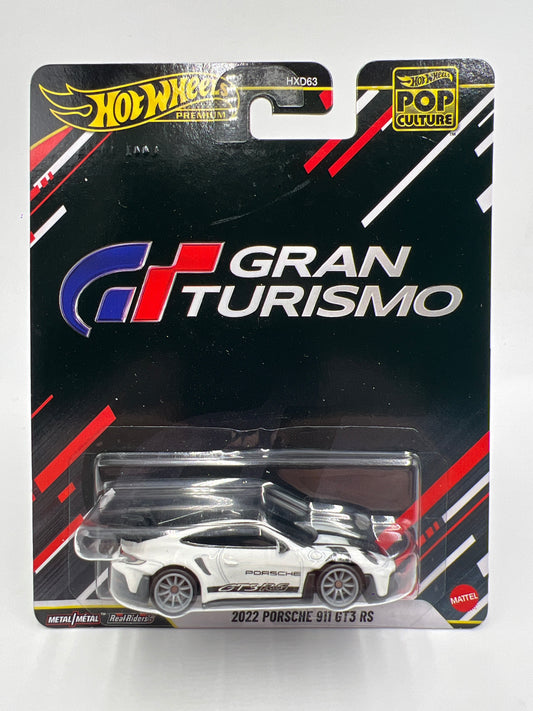 2026 Hot Wheels Premium Pop Culture Gran Turismo 2022 Porsche 911 GT3 RS White 246C