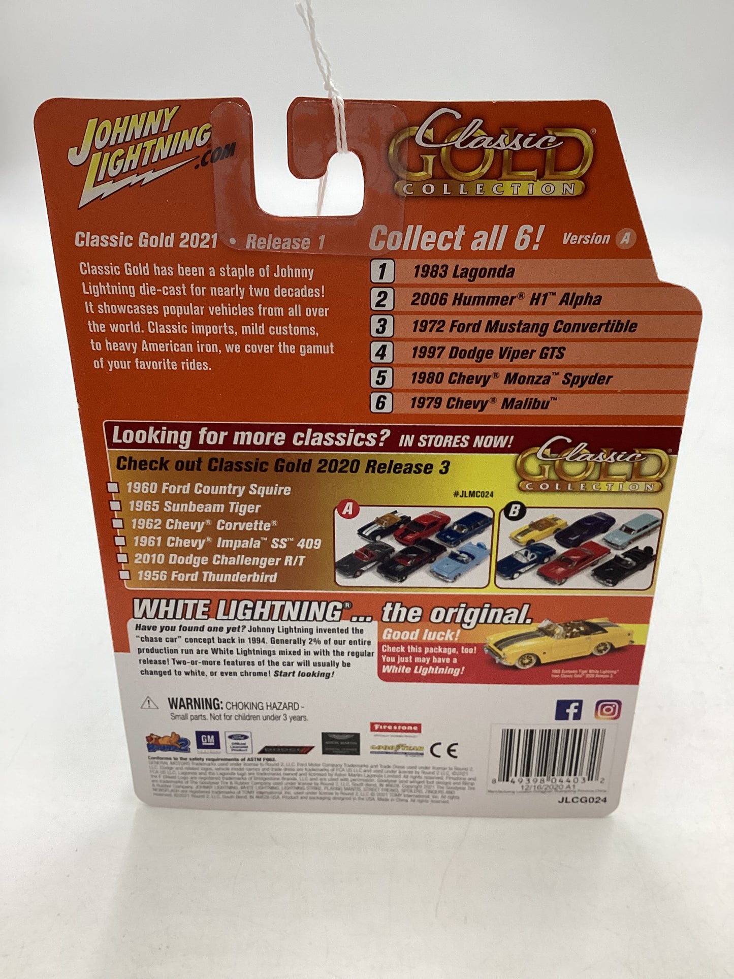 Johnny Lightning Classic Gold Collection Dodge Red 1997 Dodge Viper GTS 227G